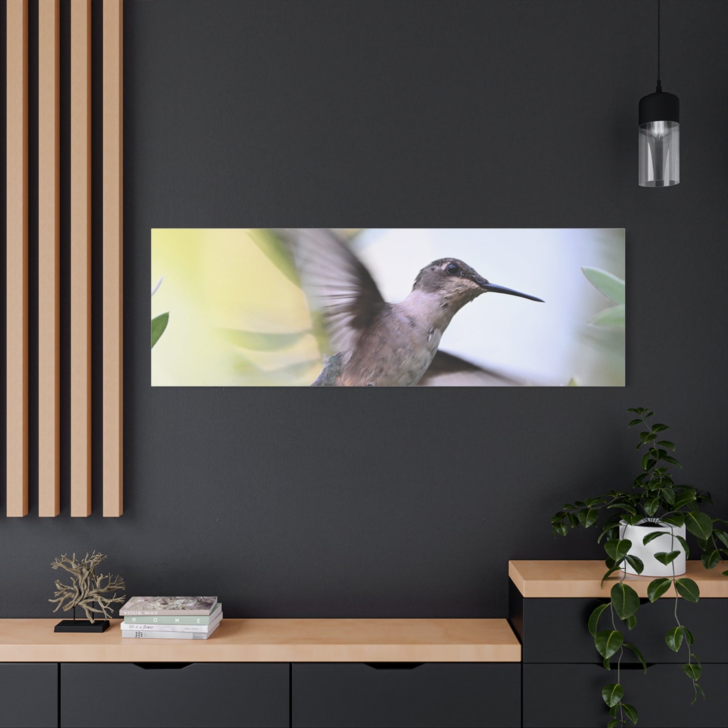 Hummingbird Canvas Wall Art — Matte Stretched 1.25"