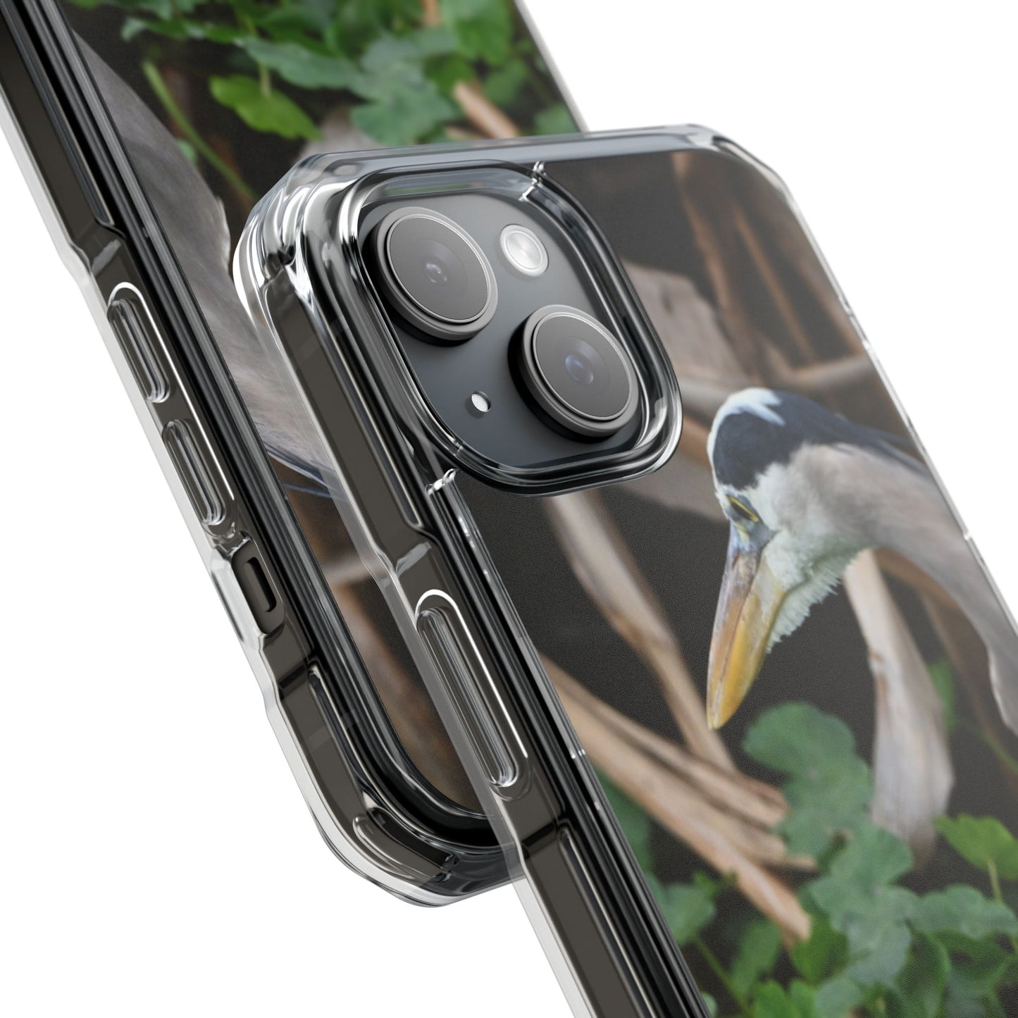 Great Blue Heron Phone Case with Clear Impact Design, Gift for Nature Lovers, Unique Phone Accessory, Protective Case, Bird Enthusiast Gift