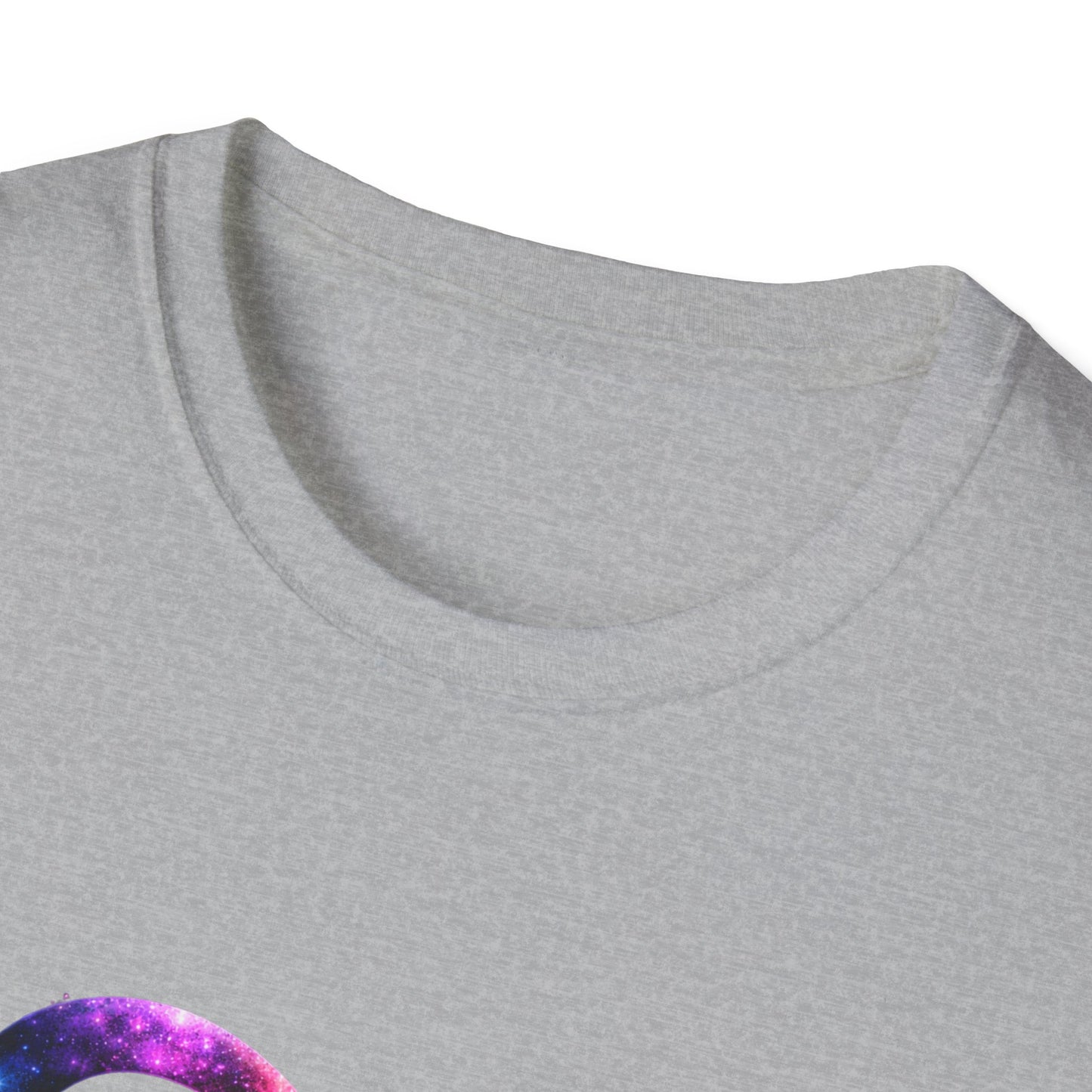 Autism Infinity Symbol T-Shirt — Colorful Galaxy Neurodiversity Tee