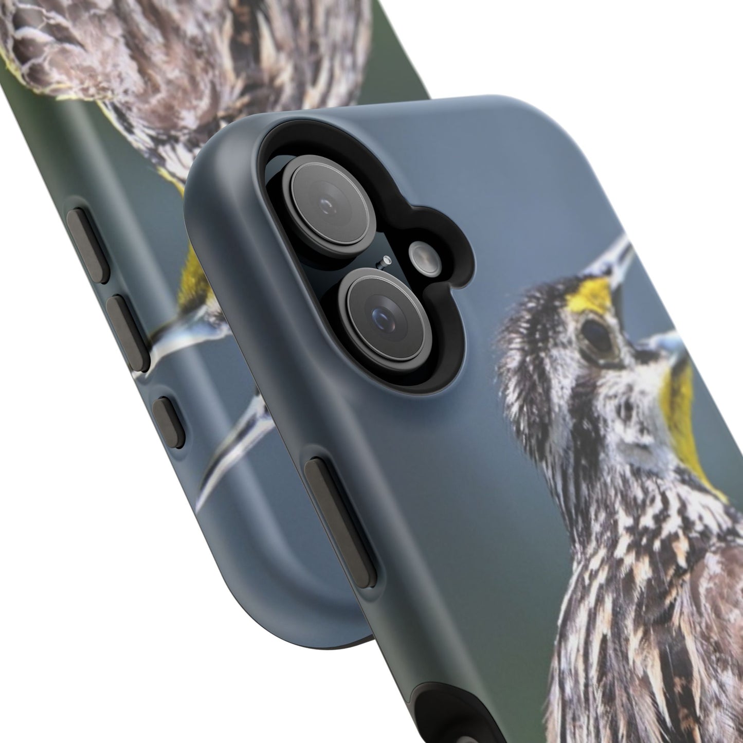 Western Meadowlark Photo Phone Case — Impact-Resistant Protective Cover