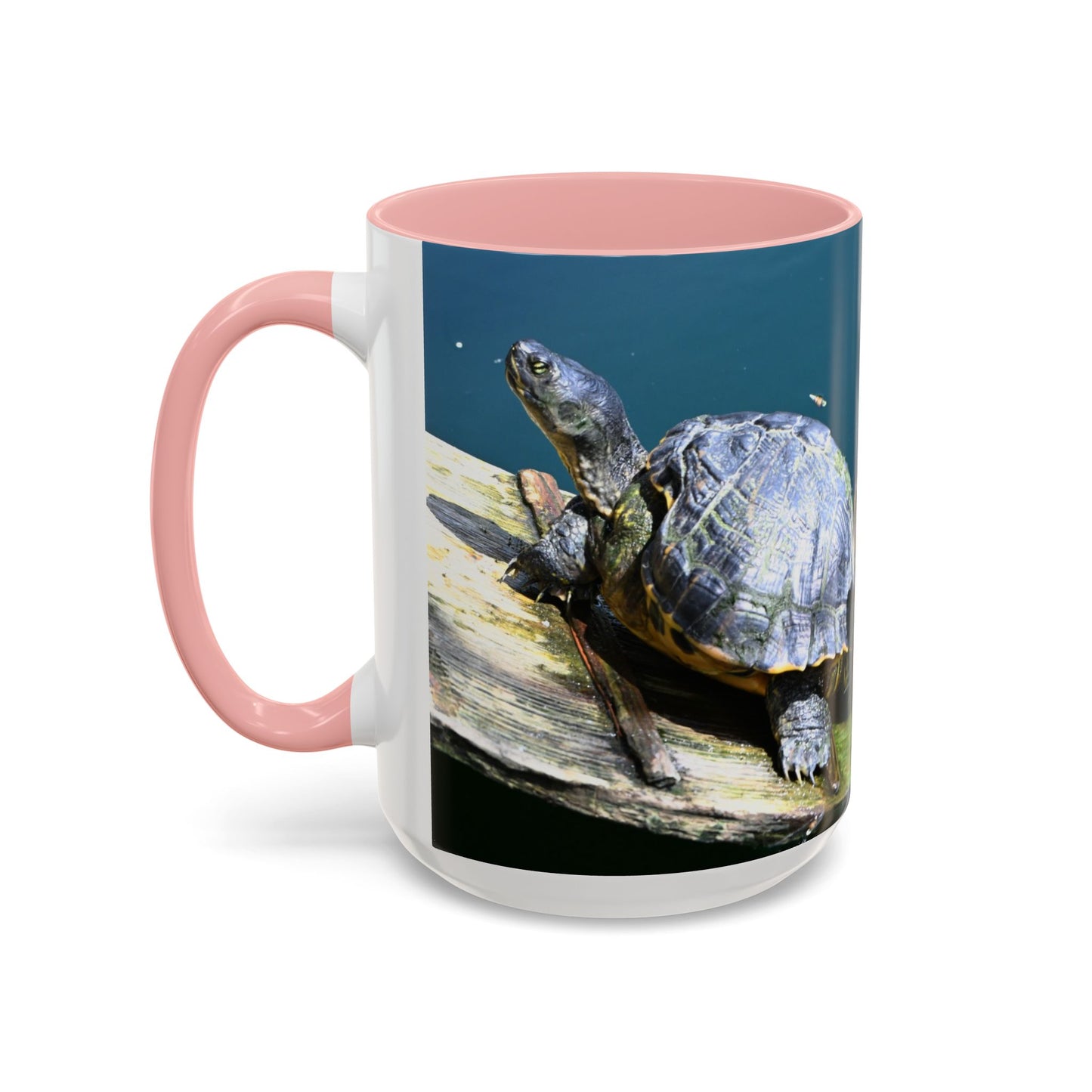 Friends Forever Turtle Accent Coffee Mug — 11/15oz Gift for Animal Lovers