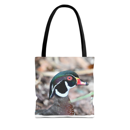 Wood Duck Tote Bag, Nature Lover Eco-Friendly Tote, Gift for Bird Enthusiasts, Stylish Reusable Shopping Bag, Photography Art Bag