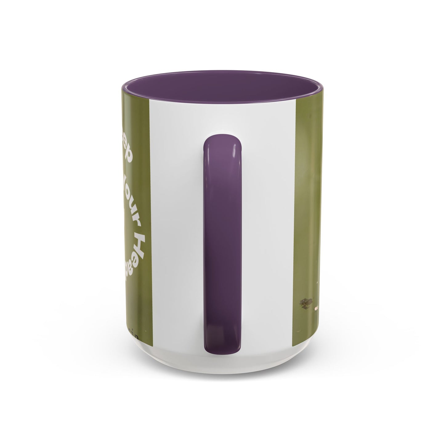 Turtle Coffee Mug — "Always Keep Your Head Up" Inspirational Accent Mug (11/15 oz)