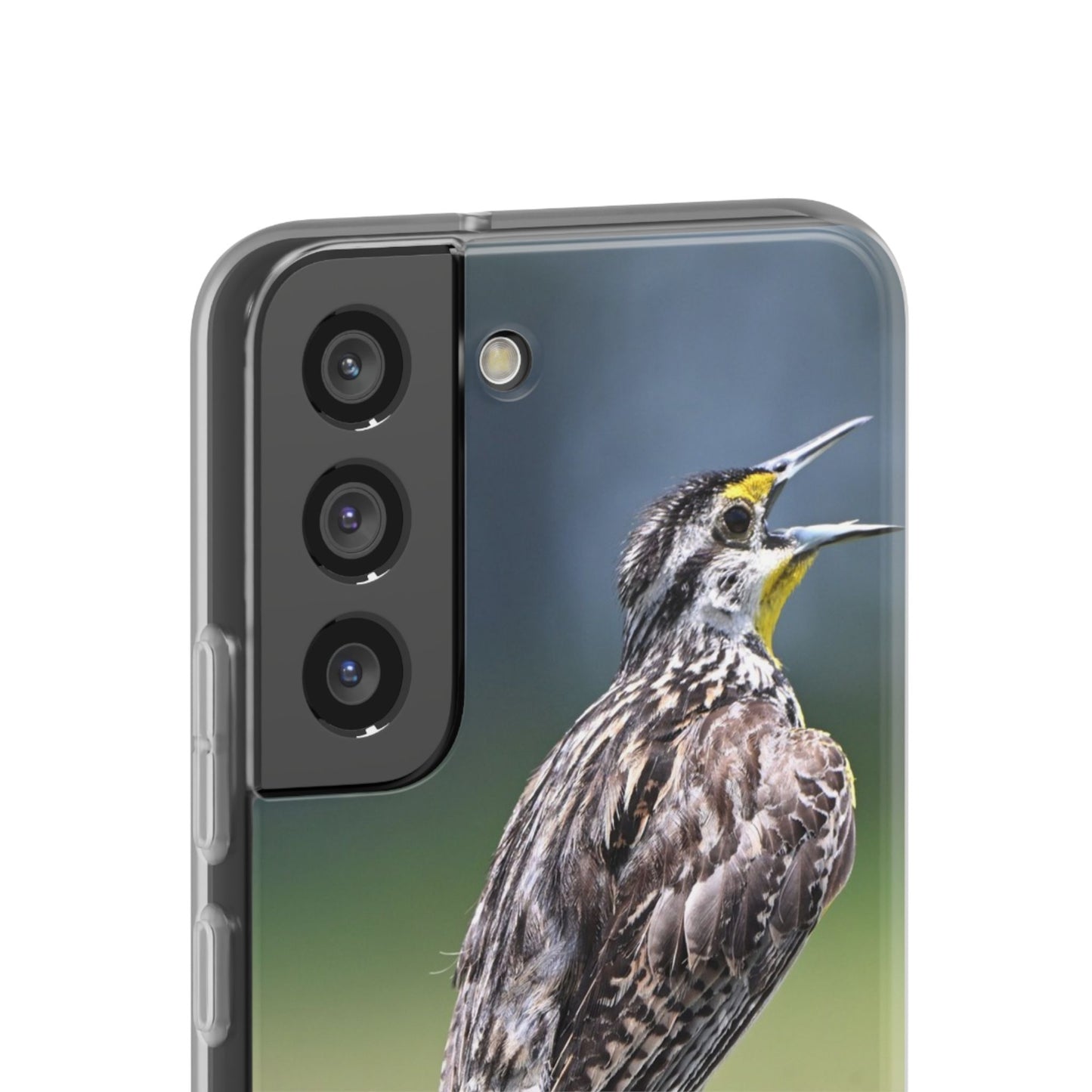 Singing Meadowlark Phone Case – Nature Bird Photo Flexi Case