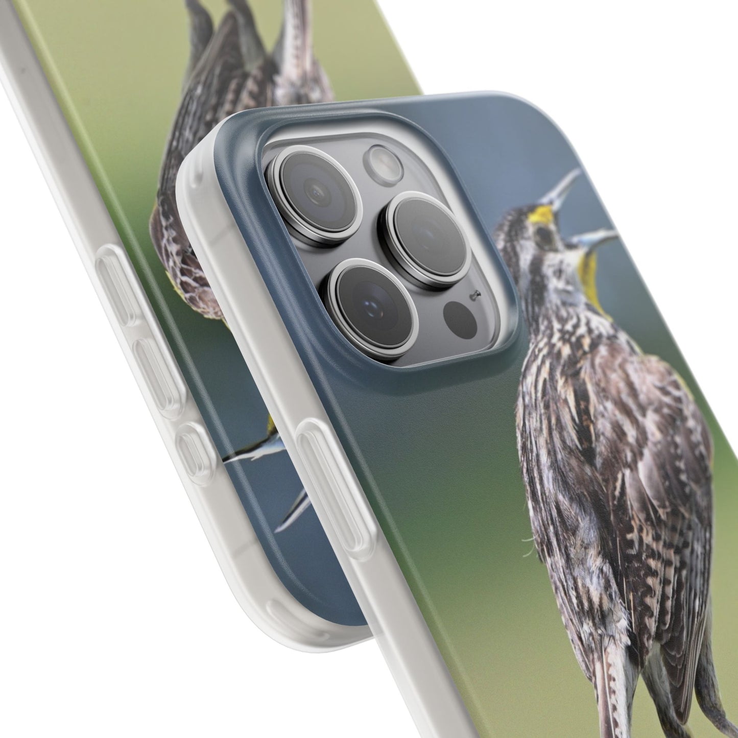 Singing Meadowlark Phone Case – Nature Bird Photo Flexi Case