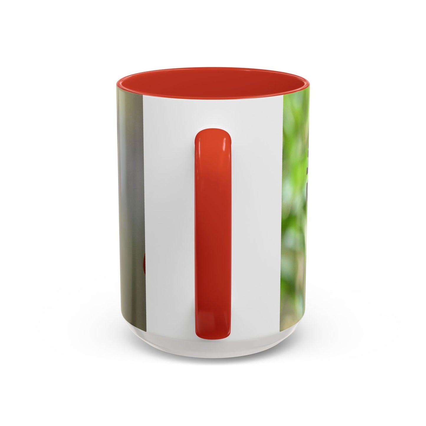 Hummingbird Accent Coffee Mug – 11/15oz Ceramic Mug with Black Interior & Handle
