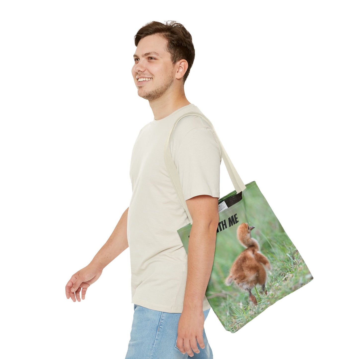 Adorable Chick Tote Bag - Perfect for Bird Lovers, Casual Outings, Eco-Friendly Shopping, Gift for Nature Enthusiasts, Spring Celebrations