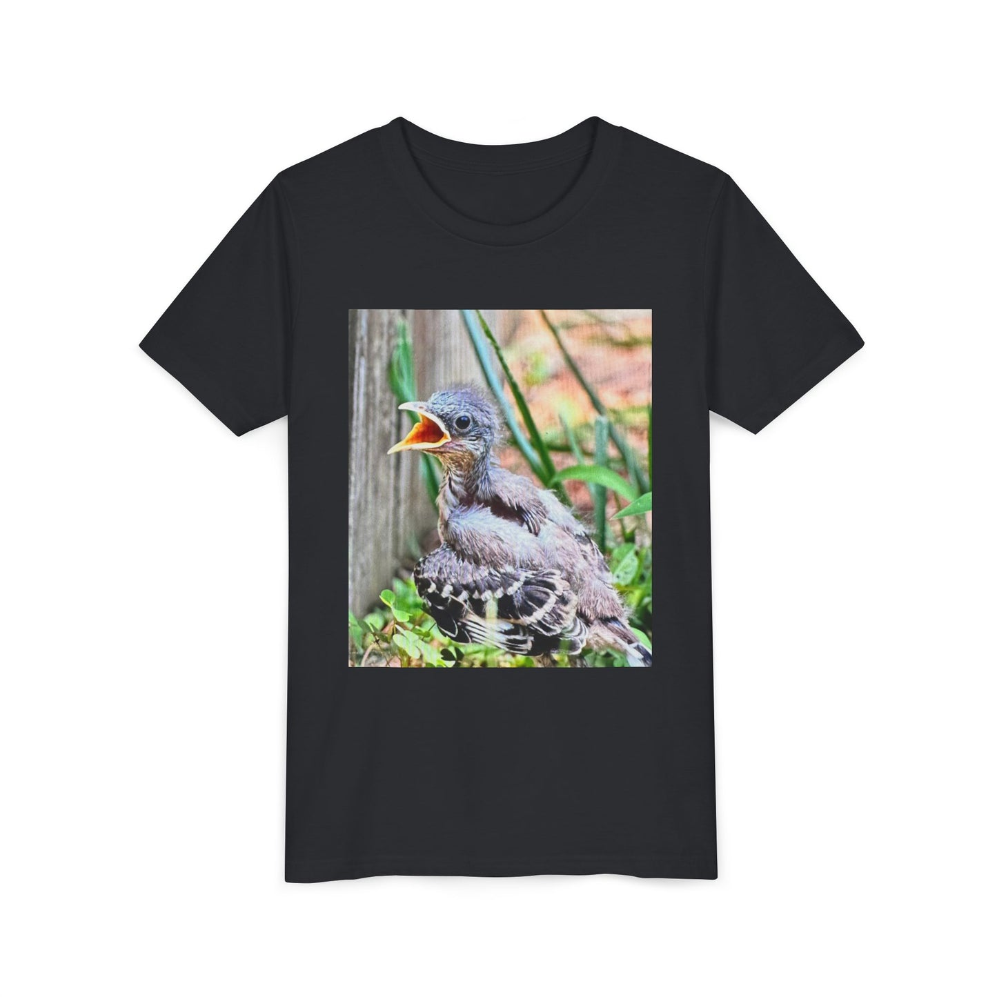Youth Bird Graphic Tee - Cute Baby Bird T-Shirt, Nature Lovers Gift, Kids Apparel, Animal Tee, Spring Fashion, Eco-Friendly