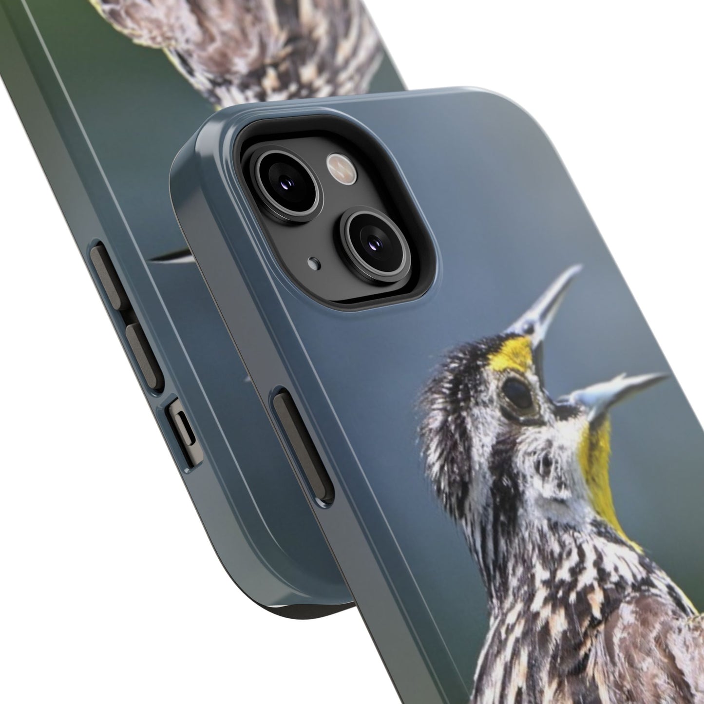 Western Meadowlark Photo Phone Case — Impact-Resistant Protective Cover