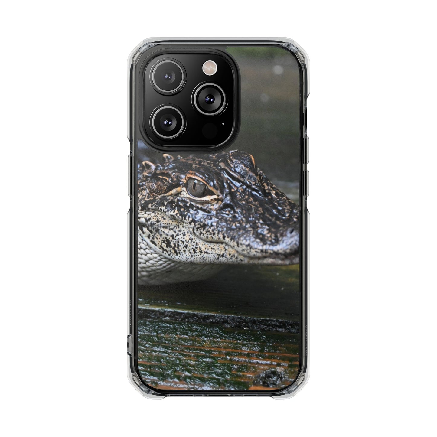 Clear Impact Phone Cases featuring Unique Wildlife Design, Alligator Art, Eco-Friendly Protection, Perfect Gift for Nature Lovers, [...]