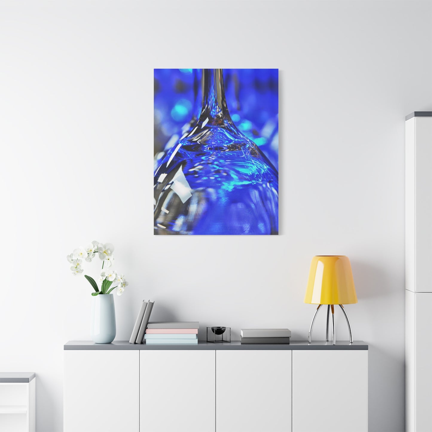 Blue Reflection Canvas Art Print