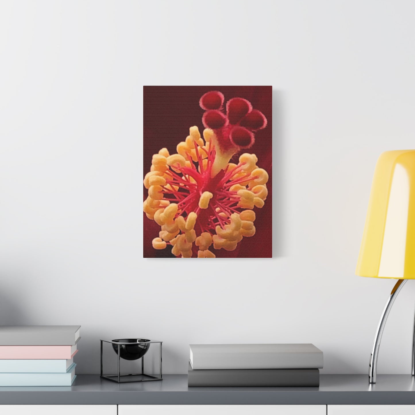 Floral Canvas Art Print, Stretched Wall Decor, Home Decor, Botanical Artwork, Modern Wall Art, Gift for Flower Lovers