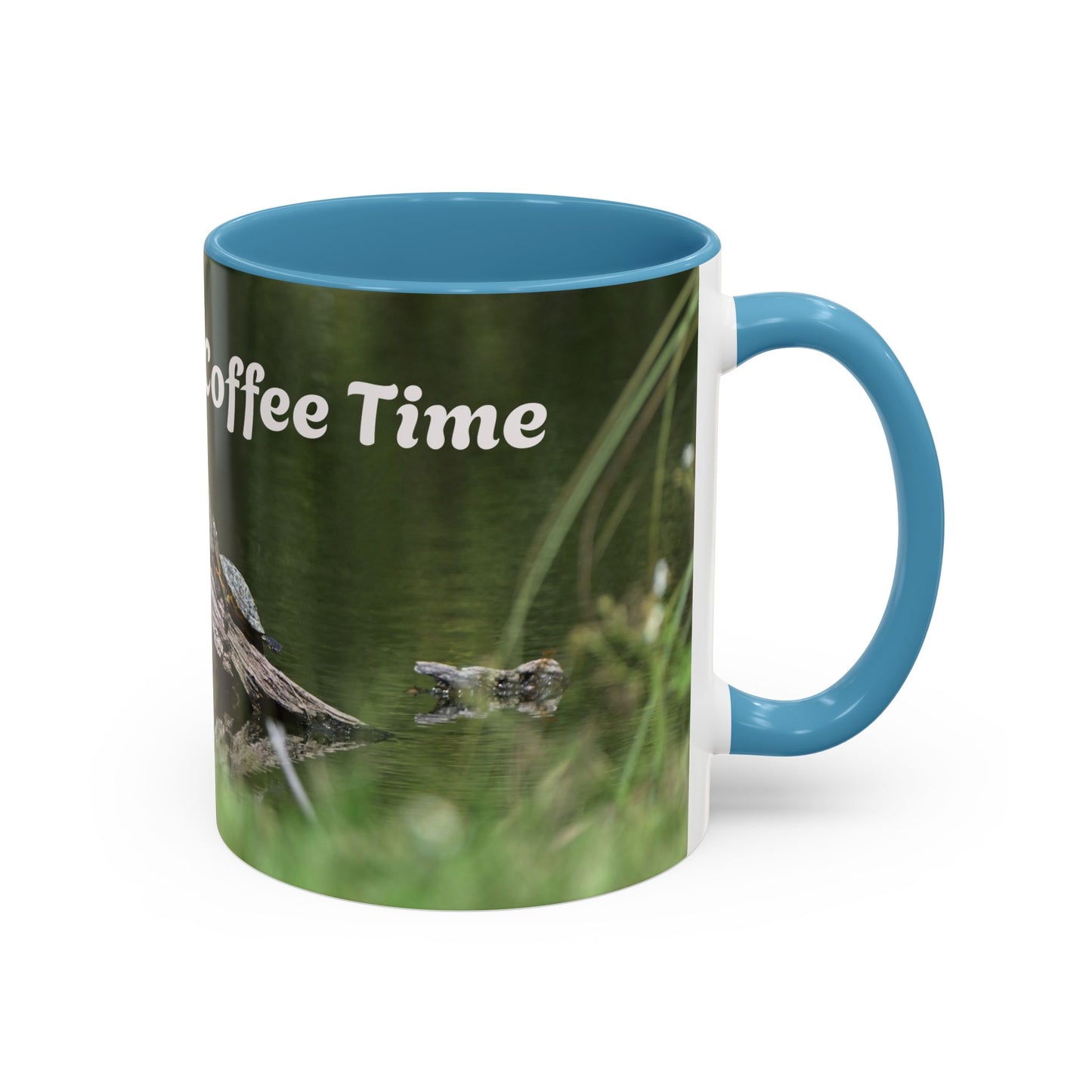 Nature-Inspired Coffee Mug with 'Coffee Time' Design - Perfect Gift for Nature Lovers