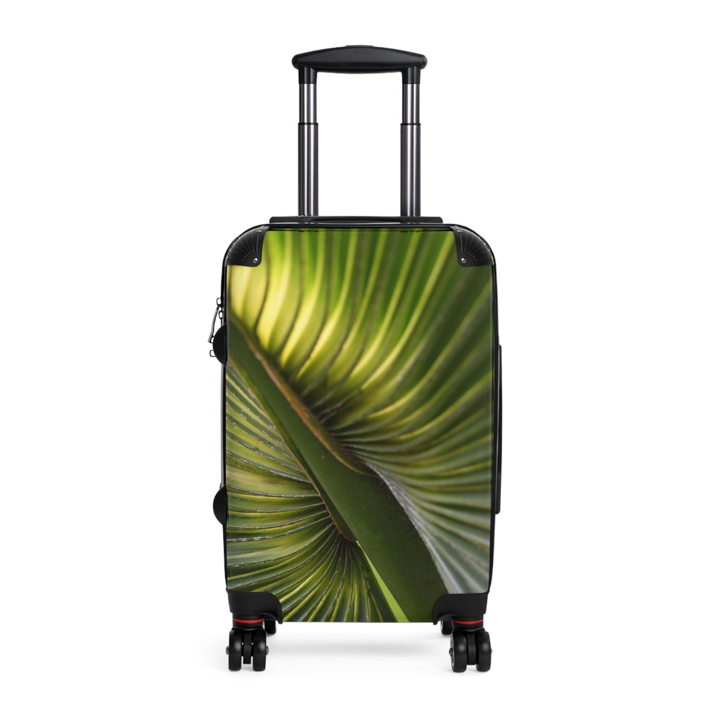 Tropical Leaf Suitcase, Travel Luggage, Vacation Bag, Chic Baggage, Adventure Gear, Eco-Friendly Travel
