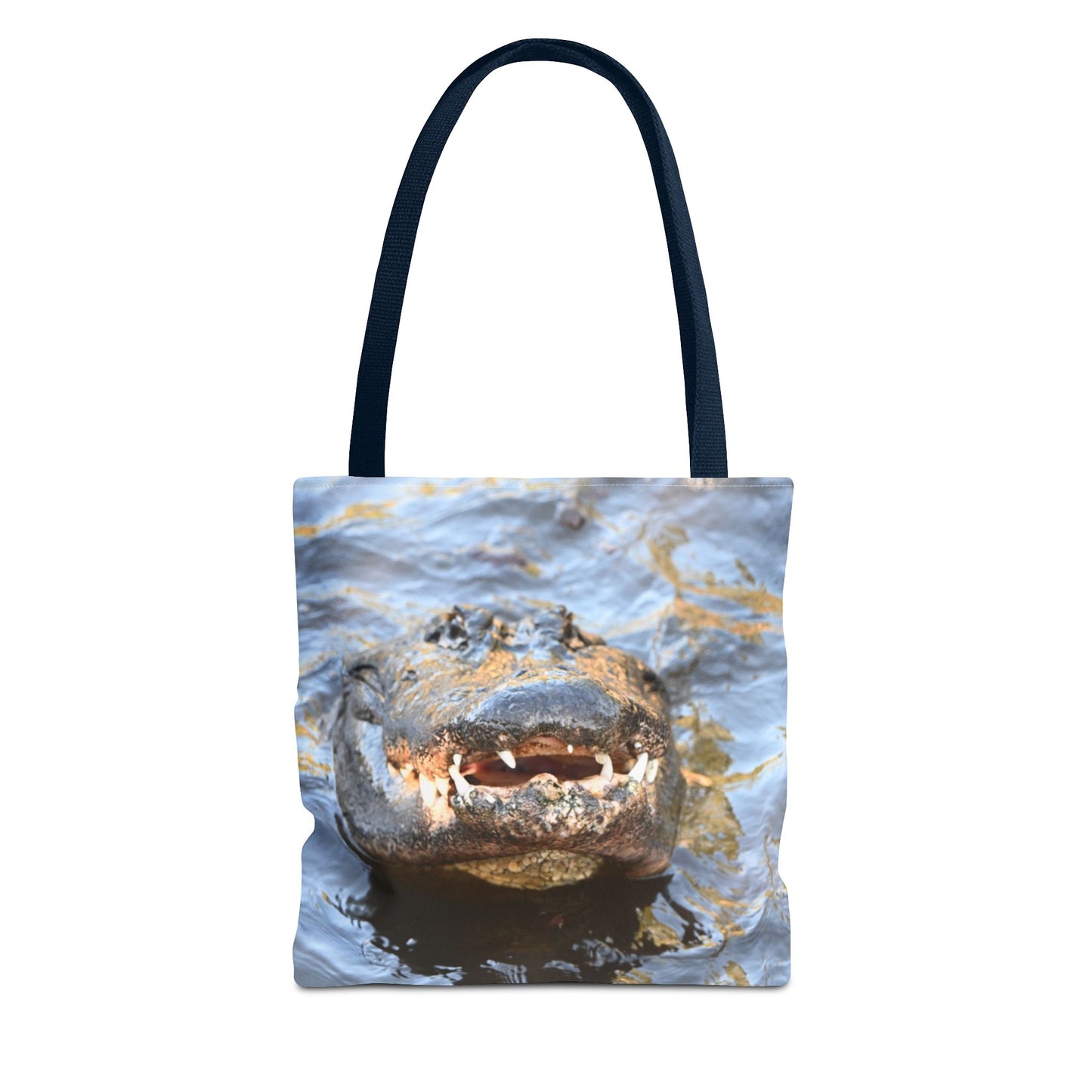 Alligator Print Tote Bag, Eco-Friendly Shopping Bag, Wildlife Lover Gift, Summer Essential, Beach Tote, Animal Lover Accessories