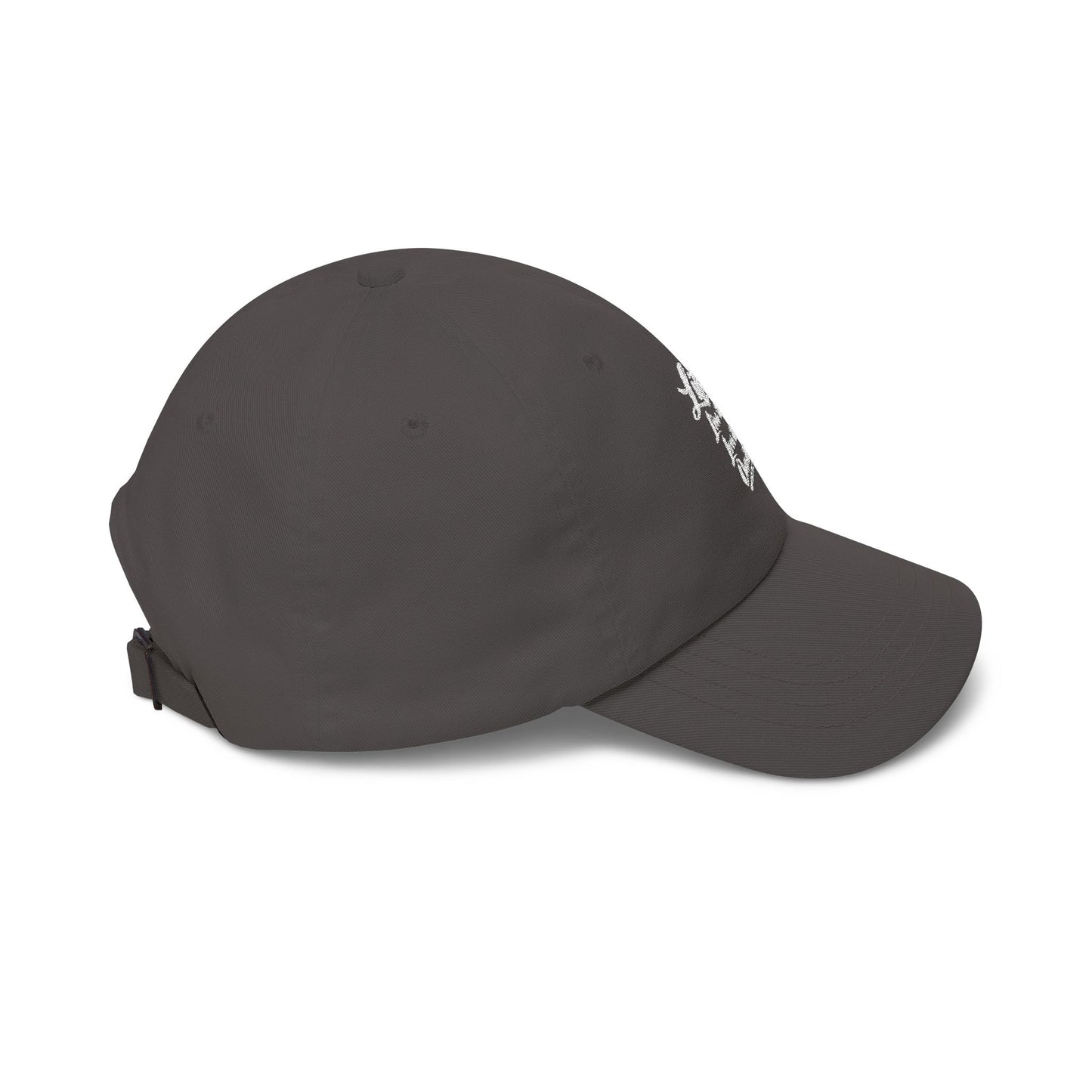 Classic Dad Cap – Minimal Embroidered White Baseball Hat