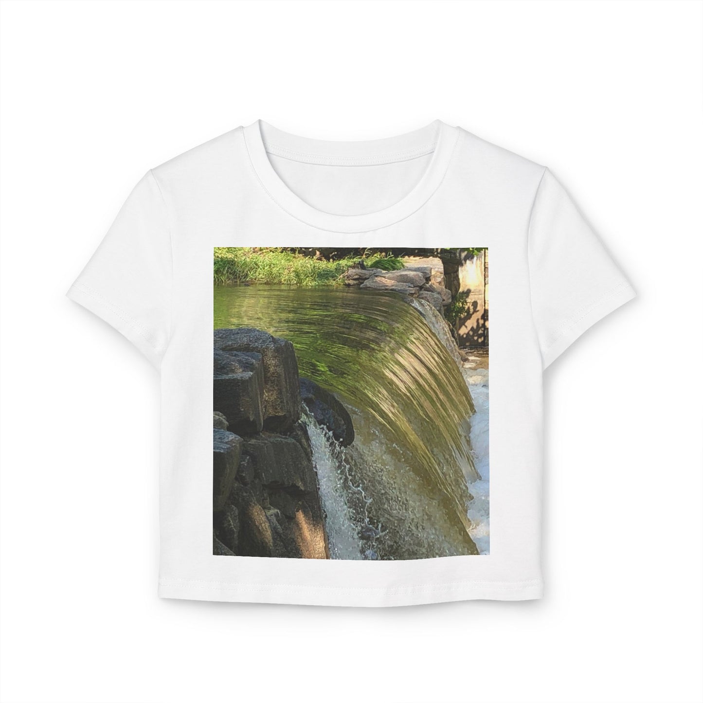 Tranquil Nature Women's Baby Tee | Perfect for Relaxing Days, Eco-Friendly Fashion, Nature Lovers Gift, Casual Wear, Spring/Summer Style