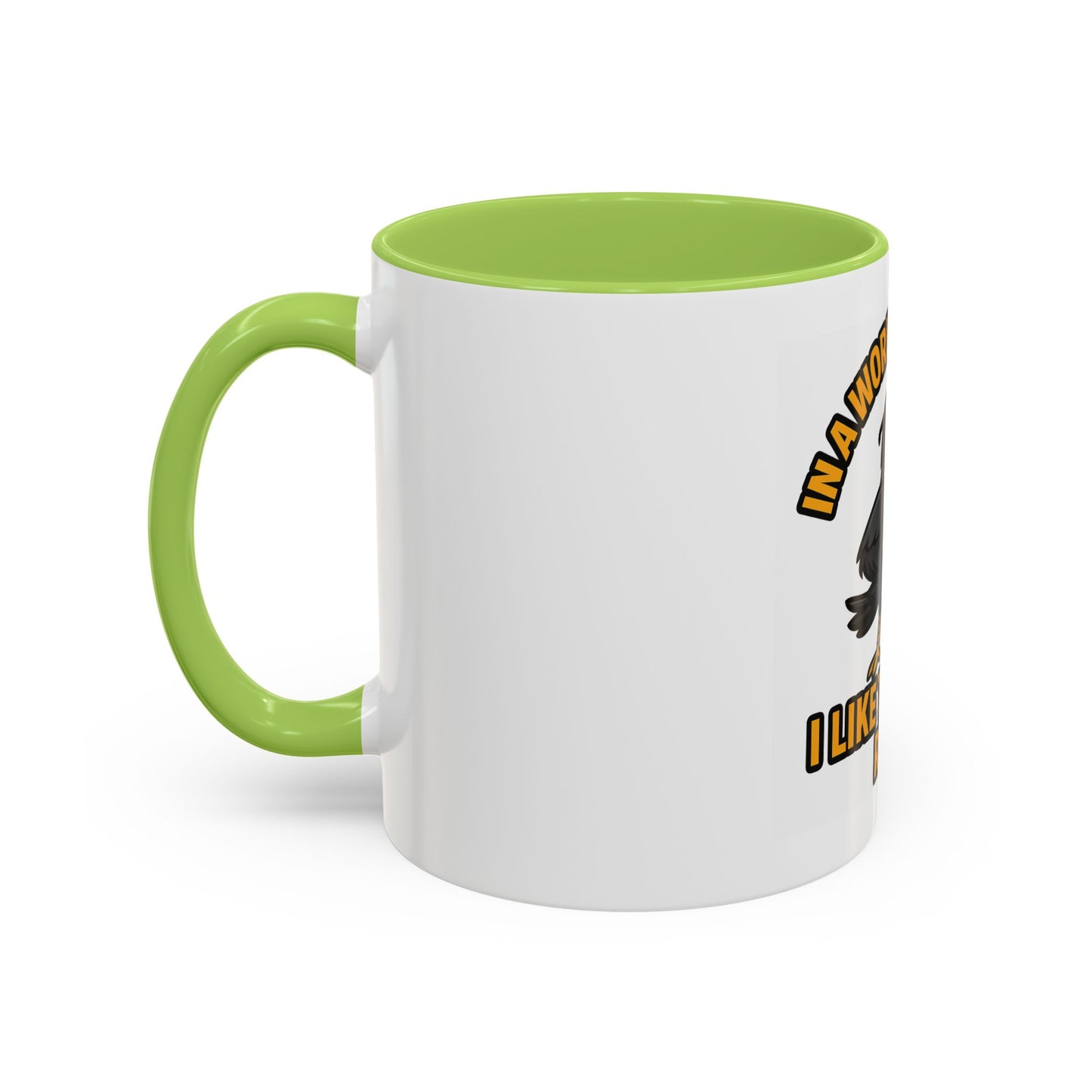 Accent Mug — “In a World Full of Fake, I Like to Keep It Real” Coffee Cup