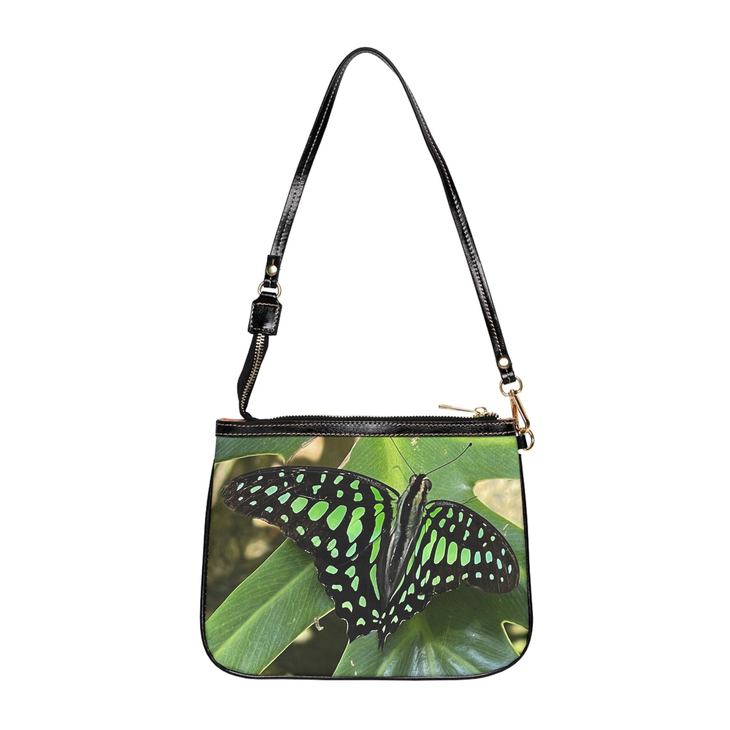 Green Butterfly Small Shoulder Bag – Nature-Inspired Crossbody Purse