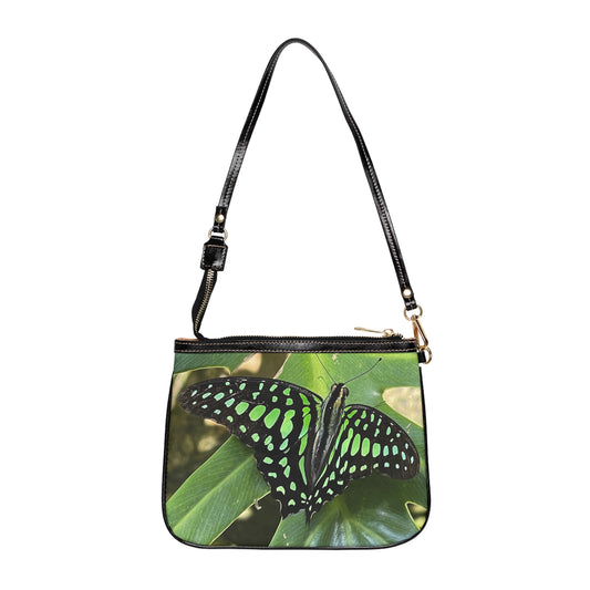 Green Butterfly Small Shoulder Bag – Nature-Inspired Crossbody Purse