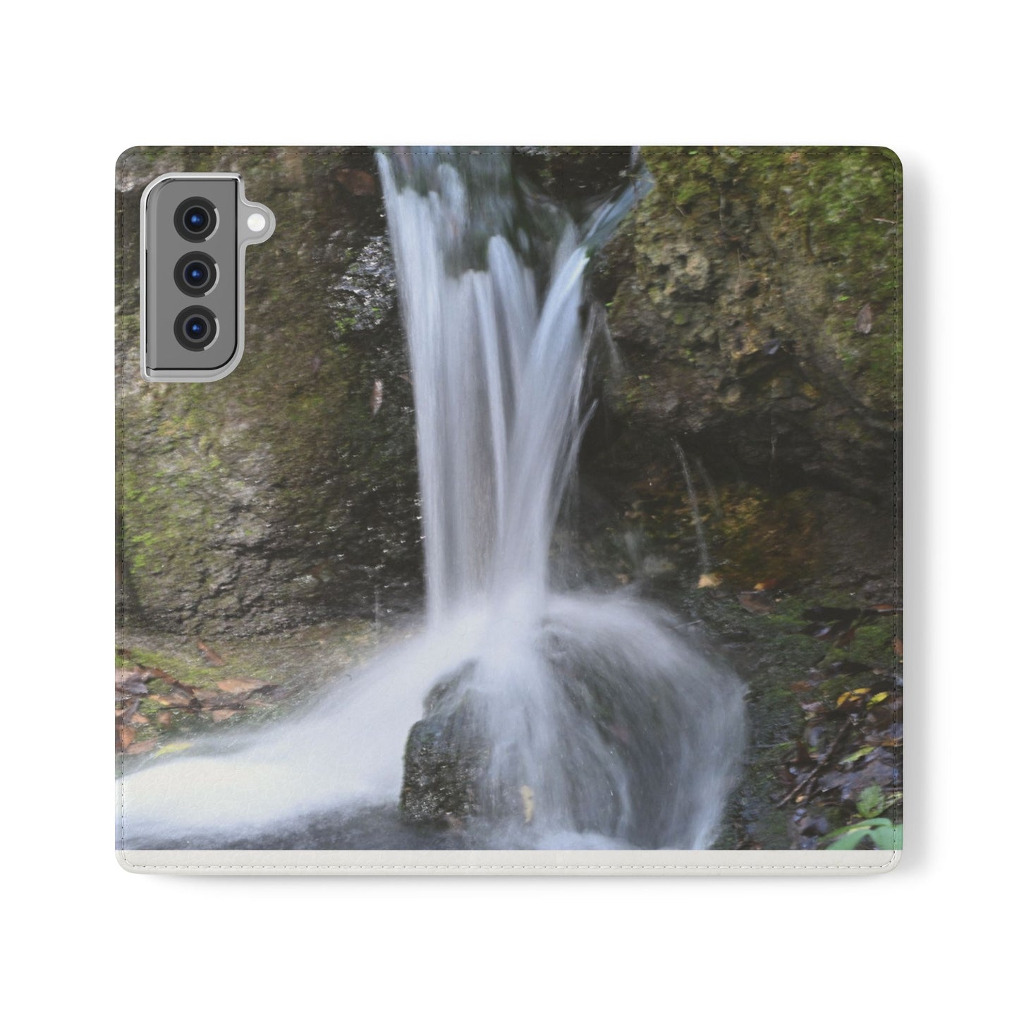 Scenic Waterfall Flip Case, Nature Phone Wallet, Eco-Friendly Phone Accessory, Gift for Nature Lovers, Travel Must-Have