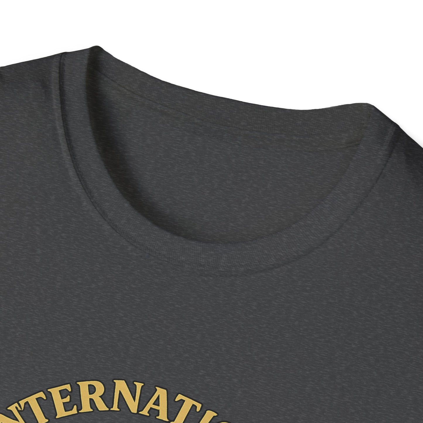 International Photography Graphic T‑Shirt — "International Photography by Marcin" Vintage Logo Tee