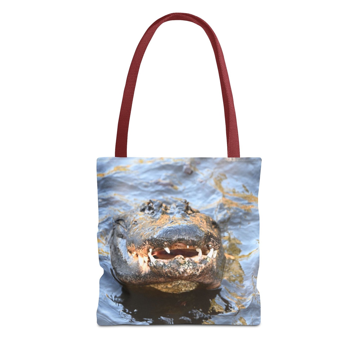 Alligator Print Tote Bag, Eco-Friendly Shopping Bag, Wildlife Lover Gift, Summer Essential, Beach Tote, Animal Lover Accessories