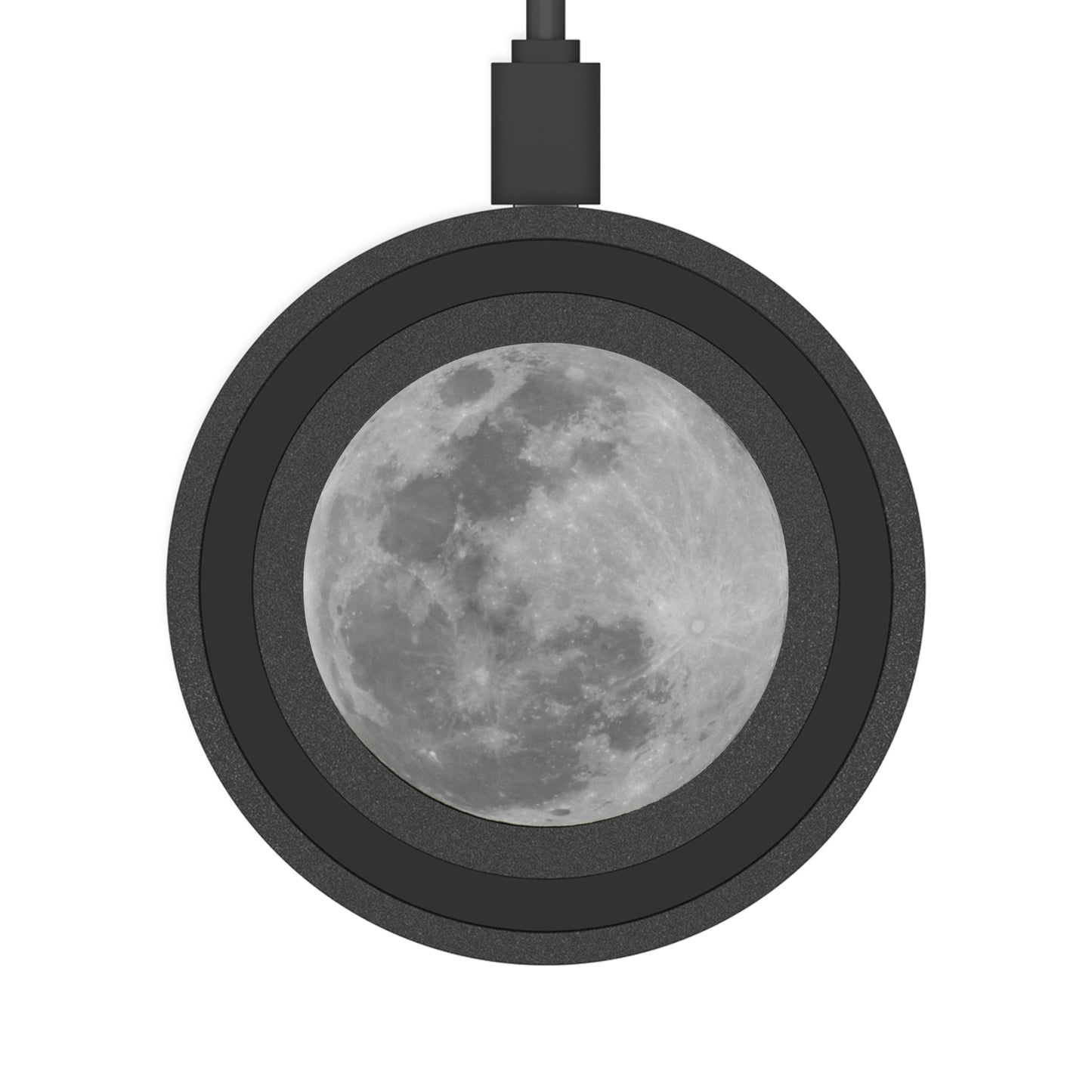 Moon Ring Wireless Charging Pad — Blue Circle Qi Charger