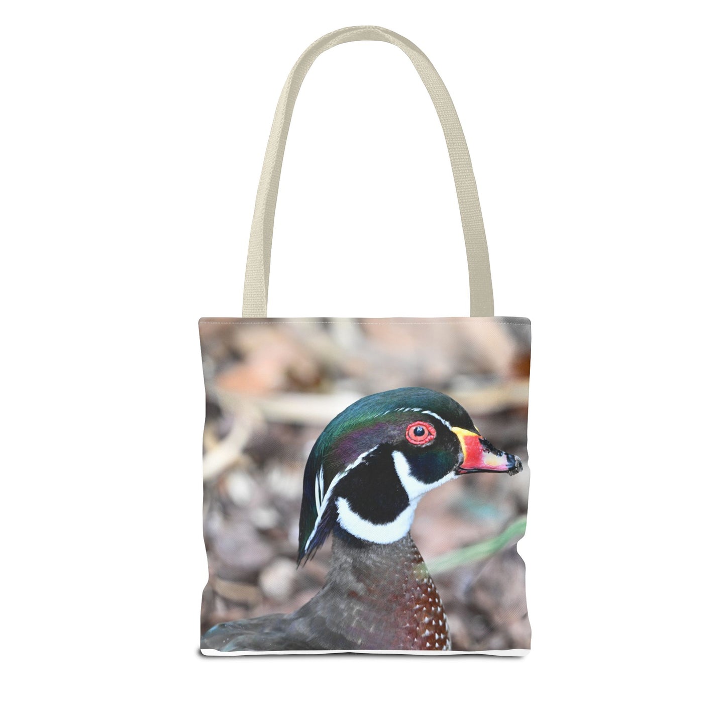Wood Duck Tote Bag, Nature Lover Eco-Friendly Tote, Gift for Bird Enthusiasts, Stylish Reusable Shopping Bag, Photography Art Bag