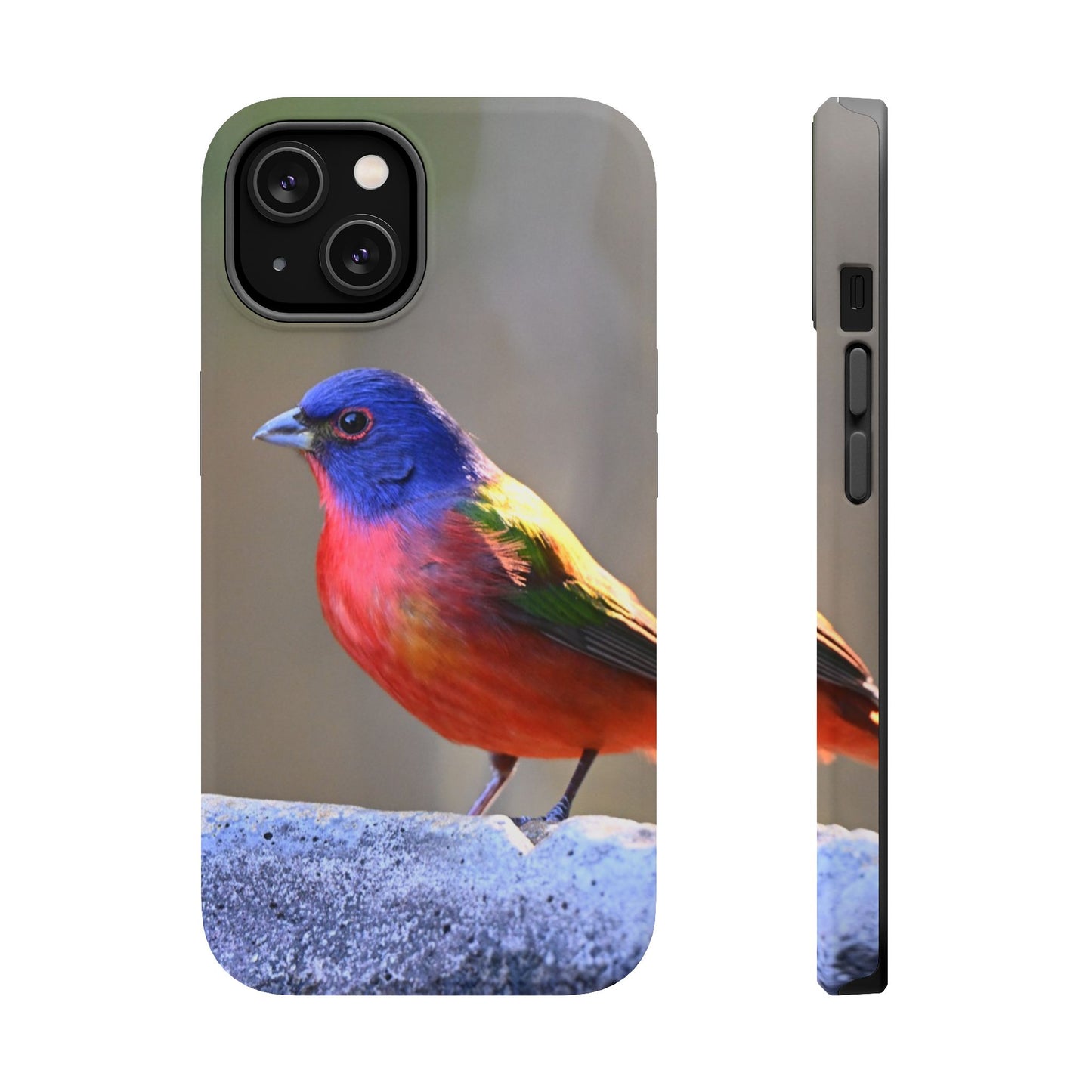Colorful Bird Phone Case, Magnetic Tough Cases, Nature Lover Gift, Wildlife Phone Cover, Eco-Friendly Tech Accessories