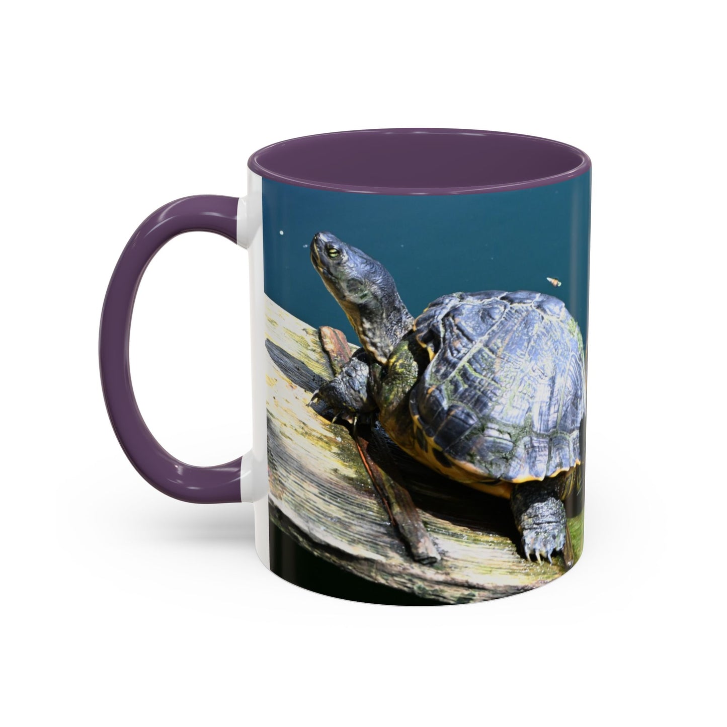 Friends Forever Turtle Accent Coffee Mug — 11/15oz Gift for Animal Lovers