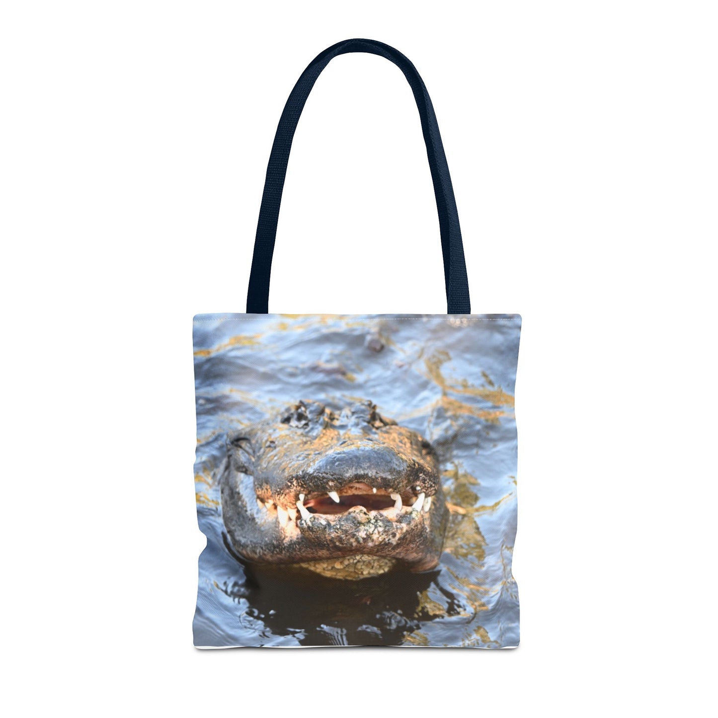 Alligator Print Tote Bag, Eco-Friendly Shopping Bag, Wildlife Lover Gift, Summer Essential, Beach Tote, Animal Lover Accessories