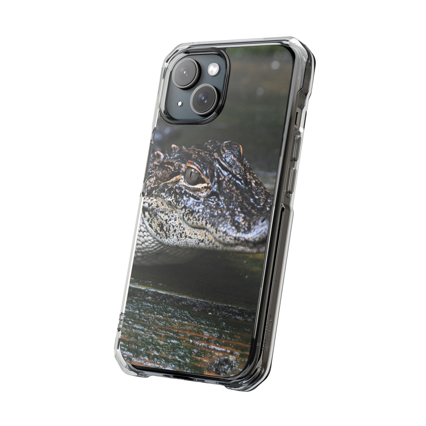 Clear Impact Phone Cases featuring Unique Wildlife Design, Alligator Art, Eco-Friendly Protection, Perfect Gift for Nature Lovers, [...]