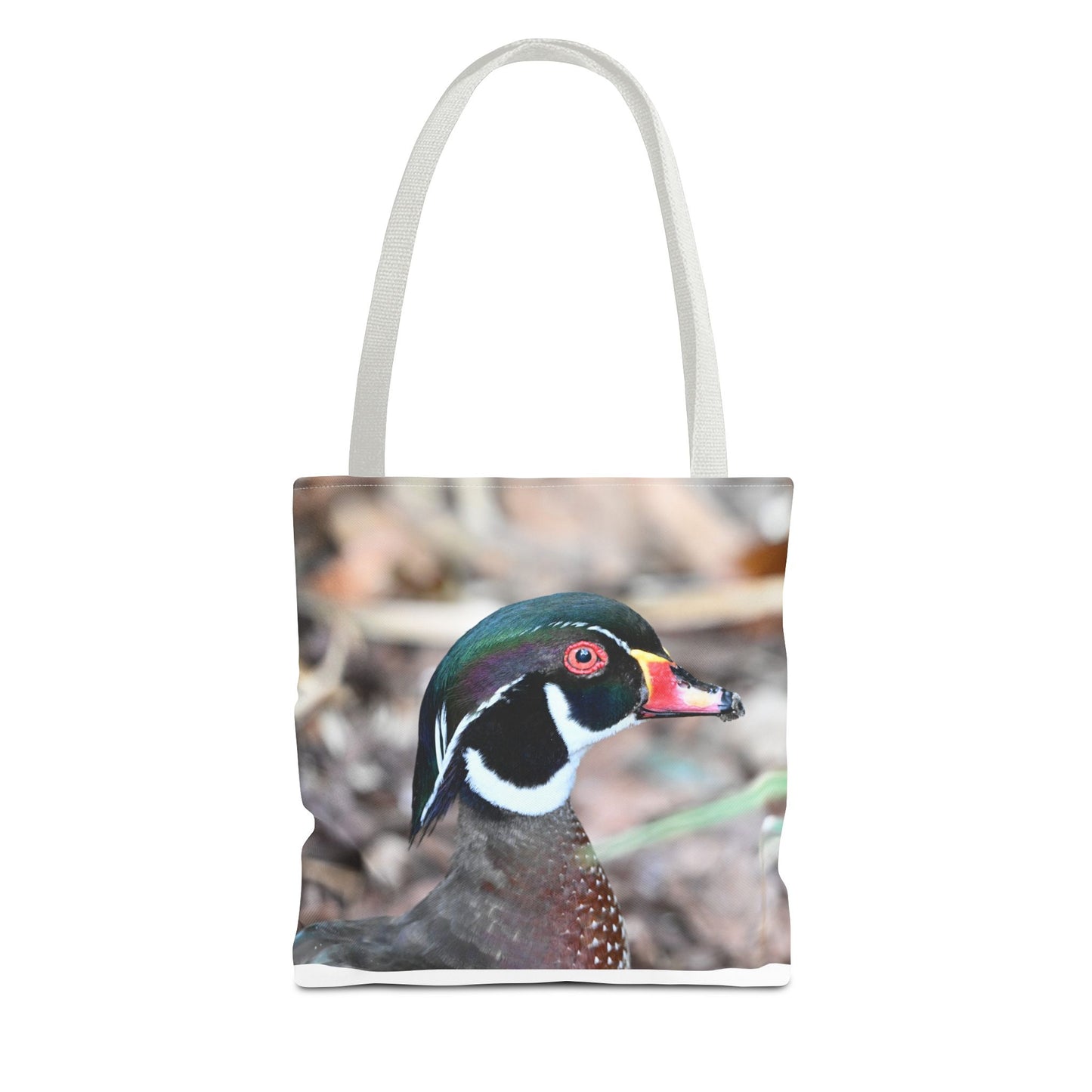 Wood Duck Tote Bag, Nature Lover Eco-Friendly Tote, Gift for Bird Enthusiasts, Stylish Reusable Shopping Bag, Photography Art Bag