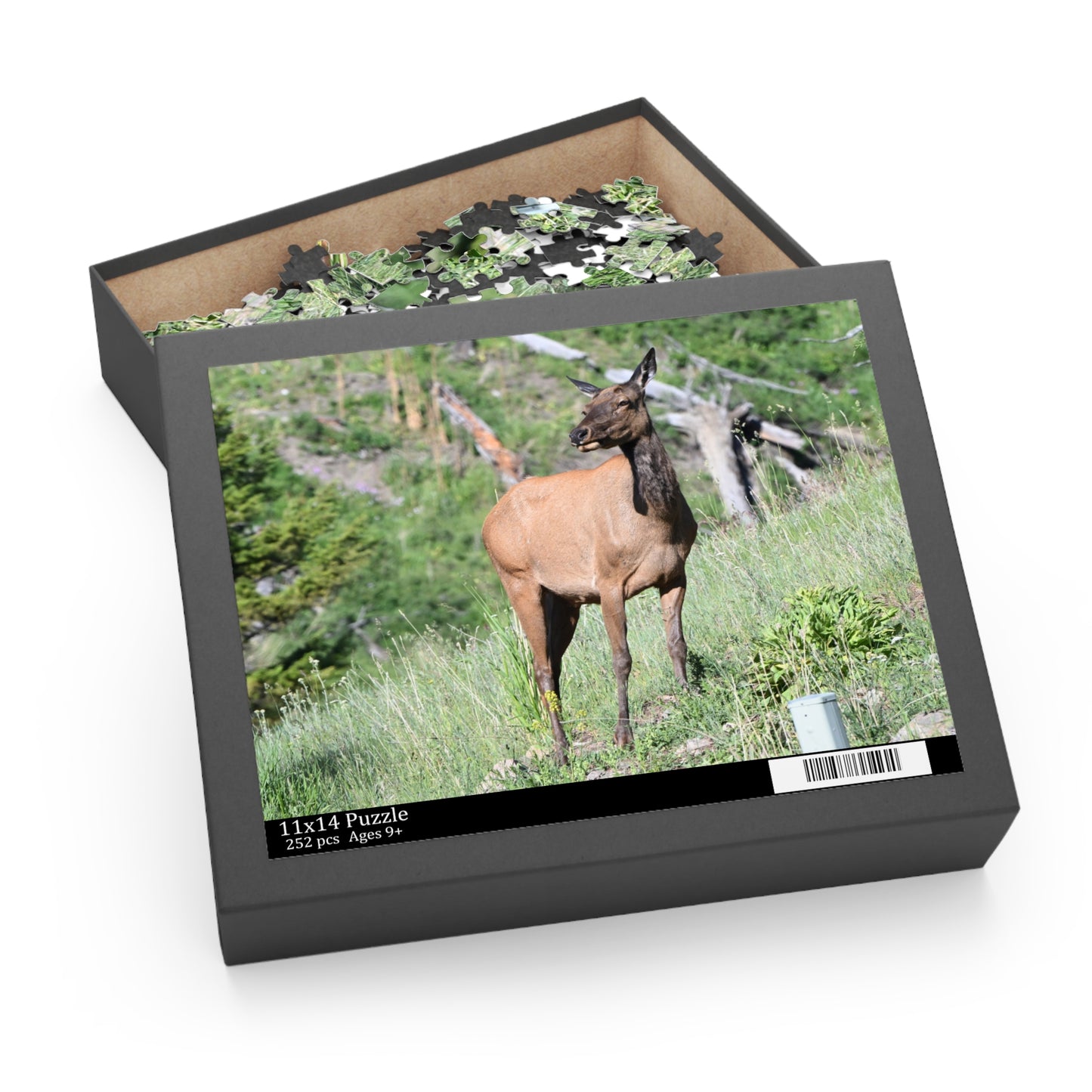Elk Puzzle Game, Nature-Based Fun, Wildlife Lover Gift, Family Game Night, Educational Activity, Relaxing Hobby