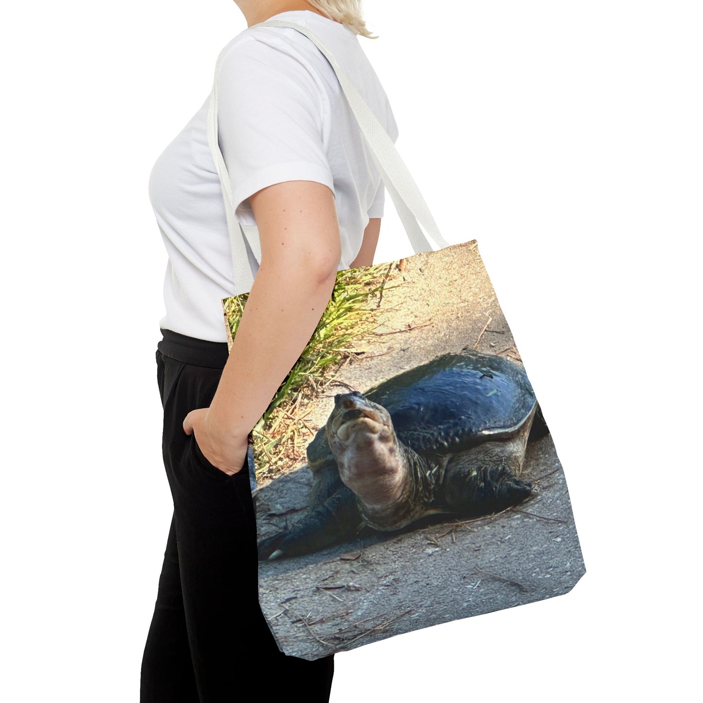 Cute Turtle Tote Bag - Eco-Friendly Beach Bag, Reusable Grocery Tote, Animal Lover Gift, Nature-Inspired Accessory, Perfect for Summer