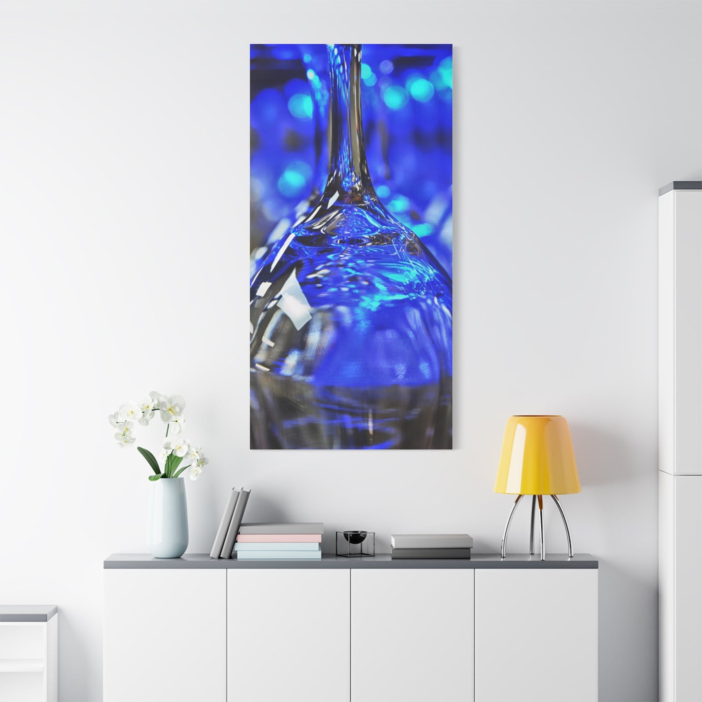 Blue Reflection Canvas Art Print