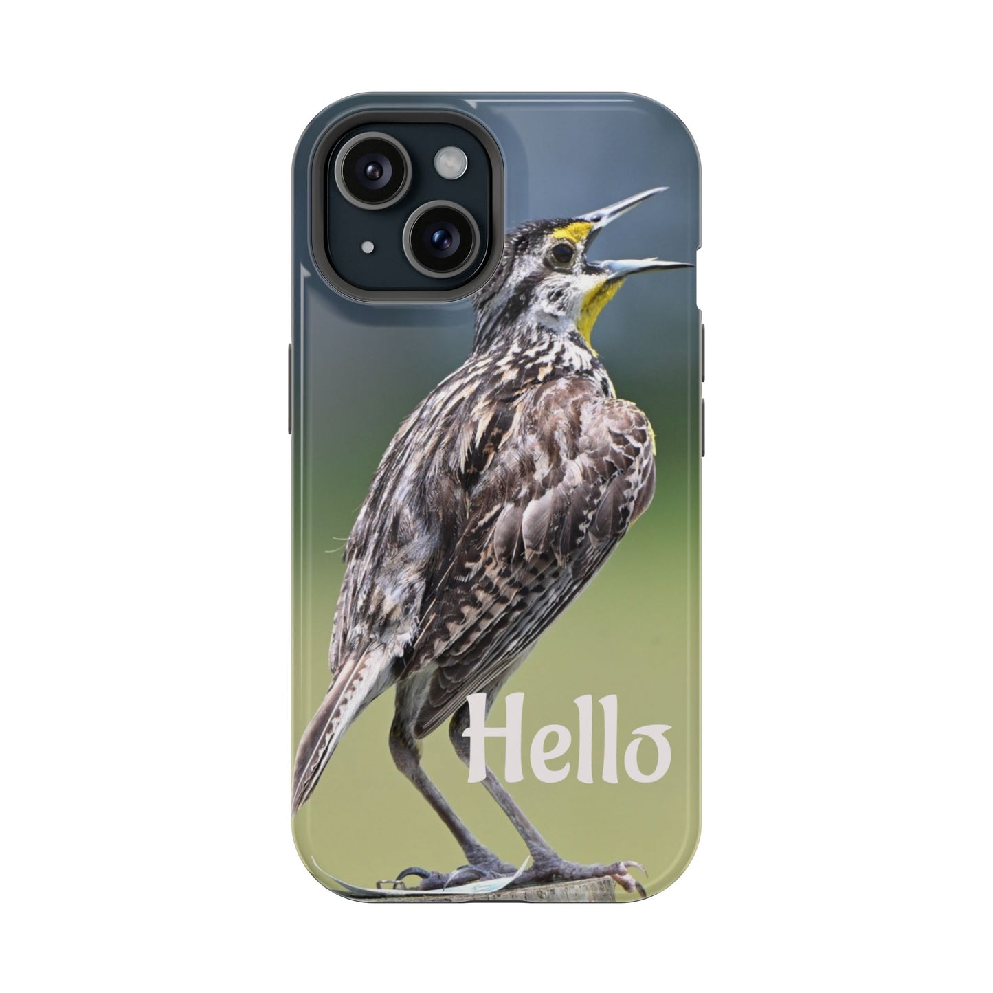 Bird-Themed Magnetic Tough Cases with 'Hello', Stylish Phone Protectors, Gifts for Nature Lovers, Birdwatching Accessories, Wildlife [...]
