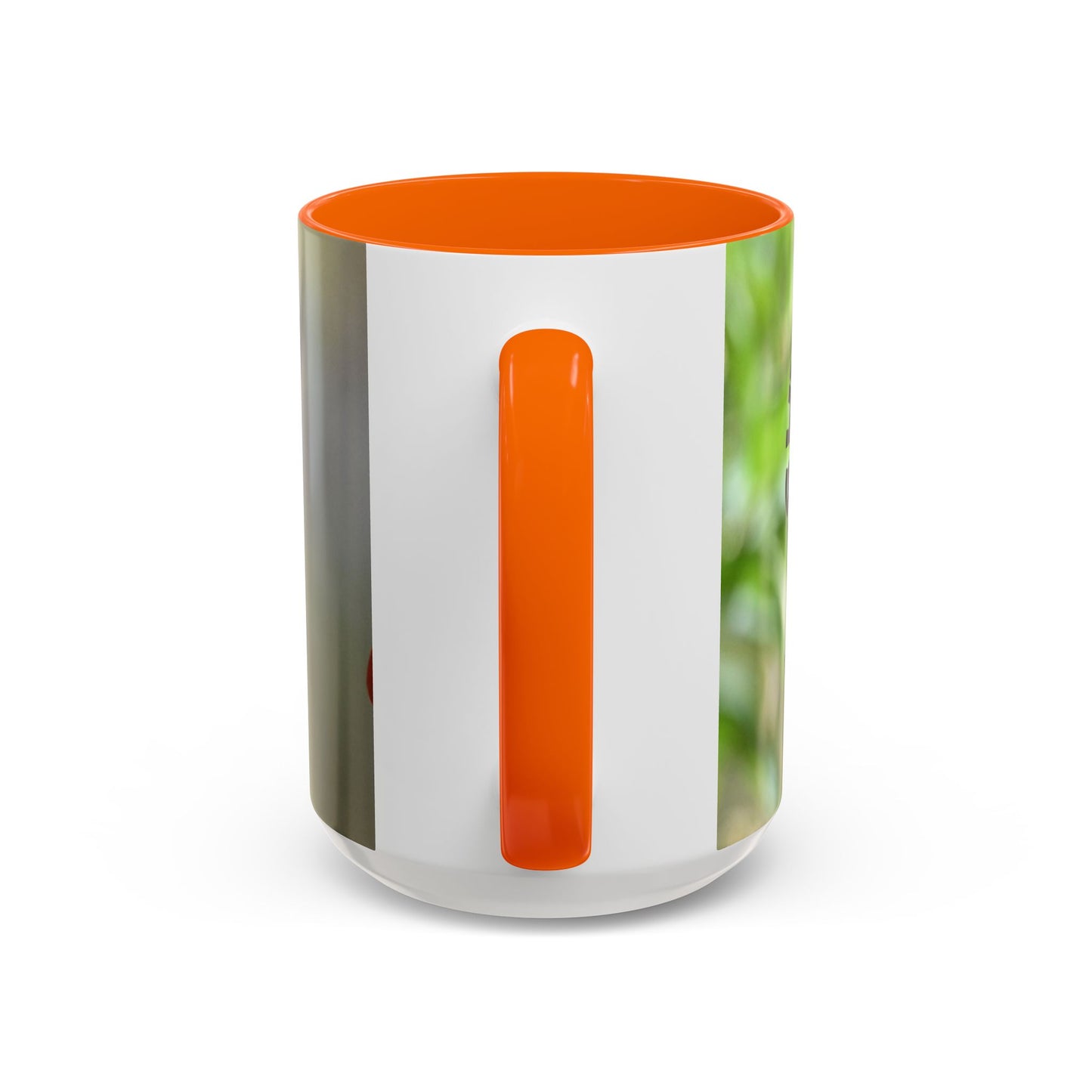 Hummingbird Accent Coffee Mug – 11/15oz Ceramic Mug with Black Interior & Handle