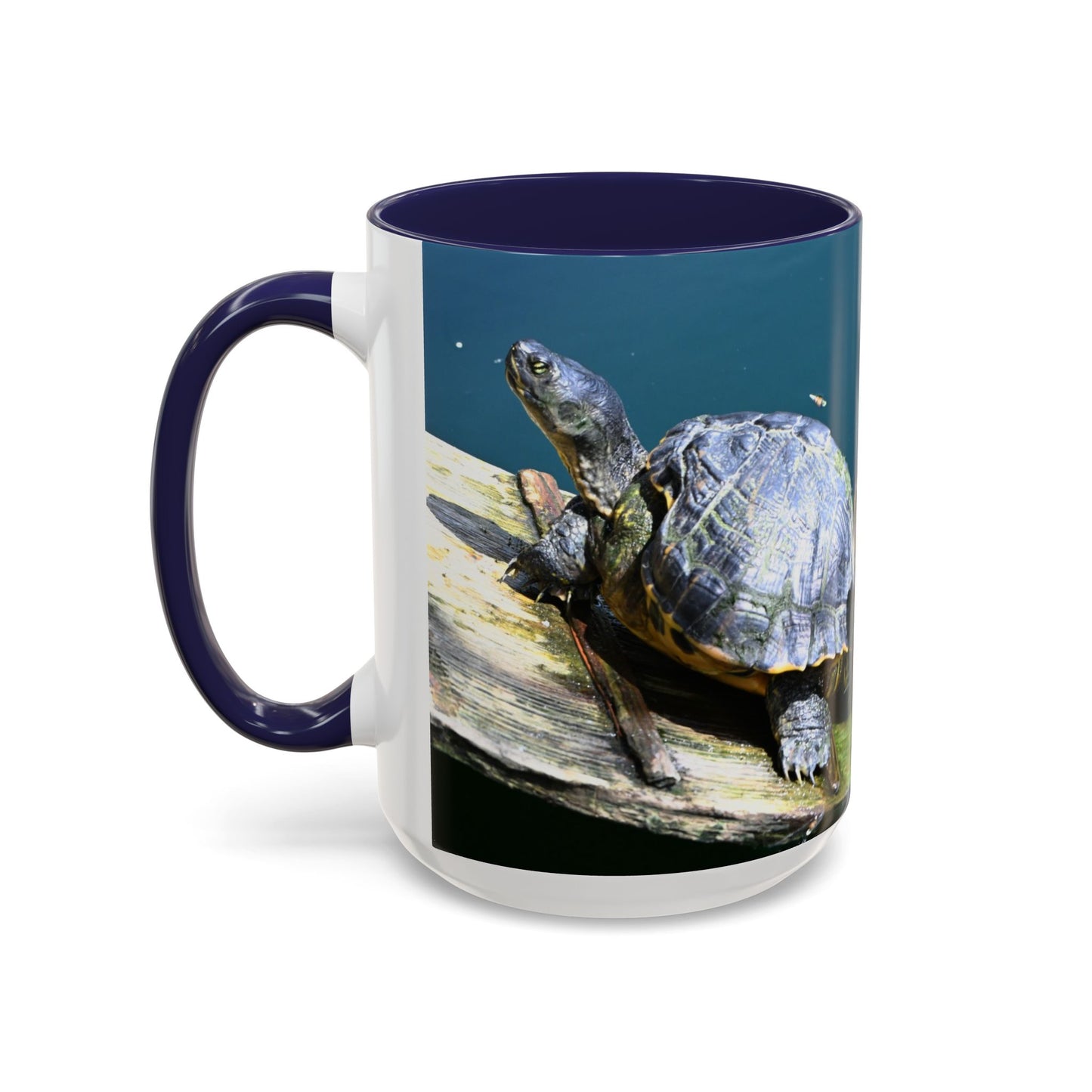 Friends Forever Turtle Accent Coffee Mug — 11/15oz Gift for Animal Lovers