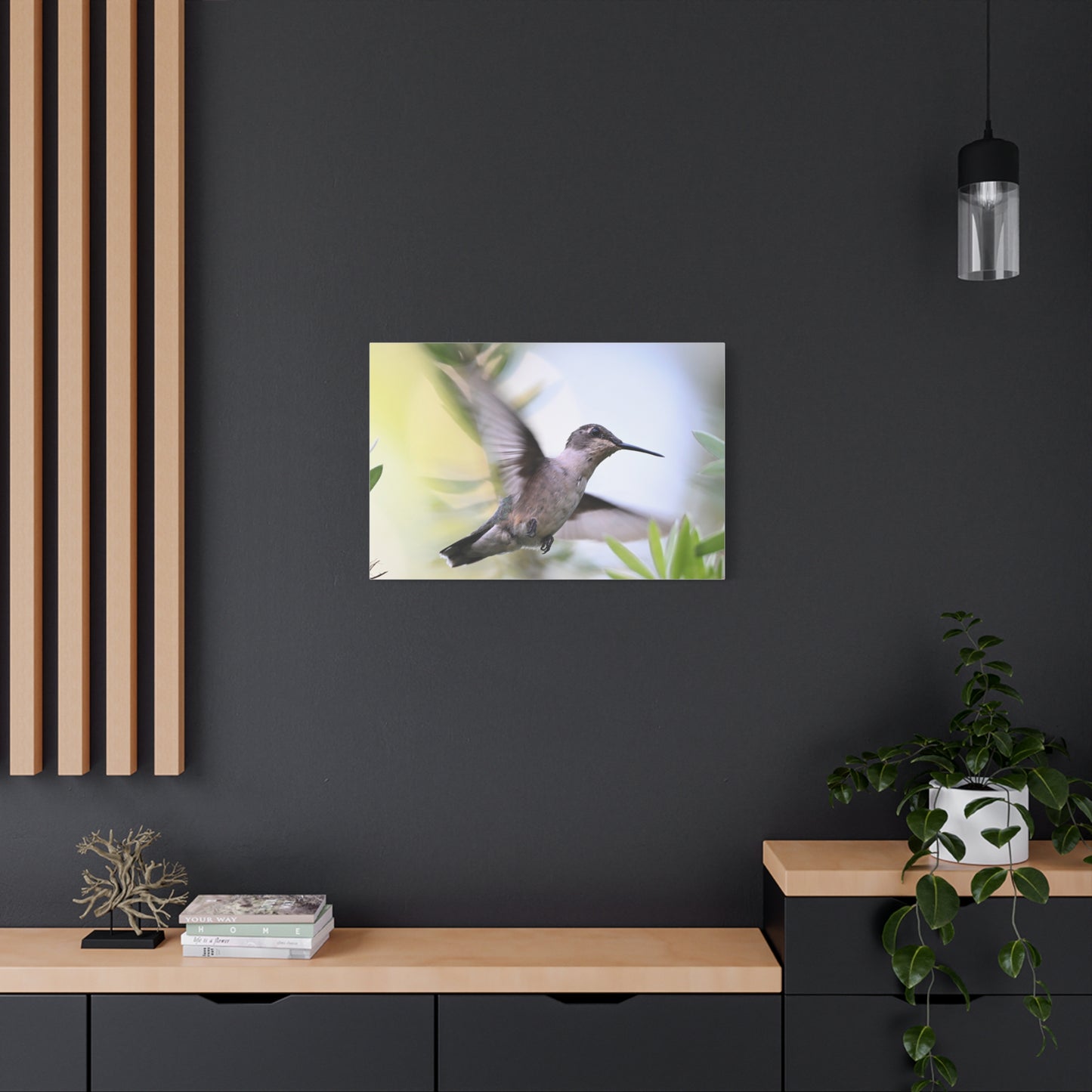 Hummingbird Canvas Wall Art — Matte Stretched 1.25"