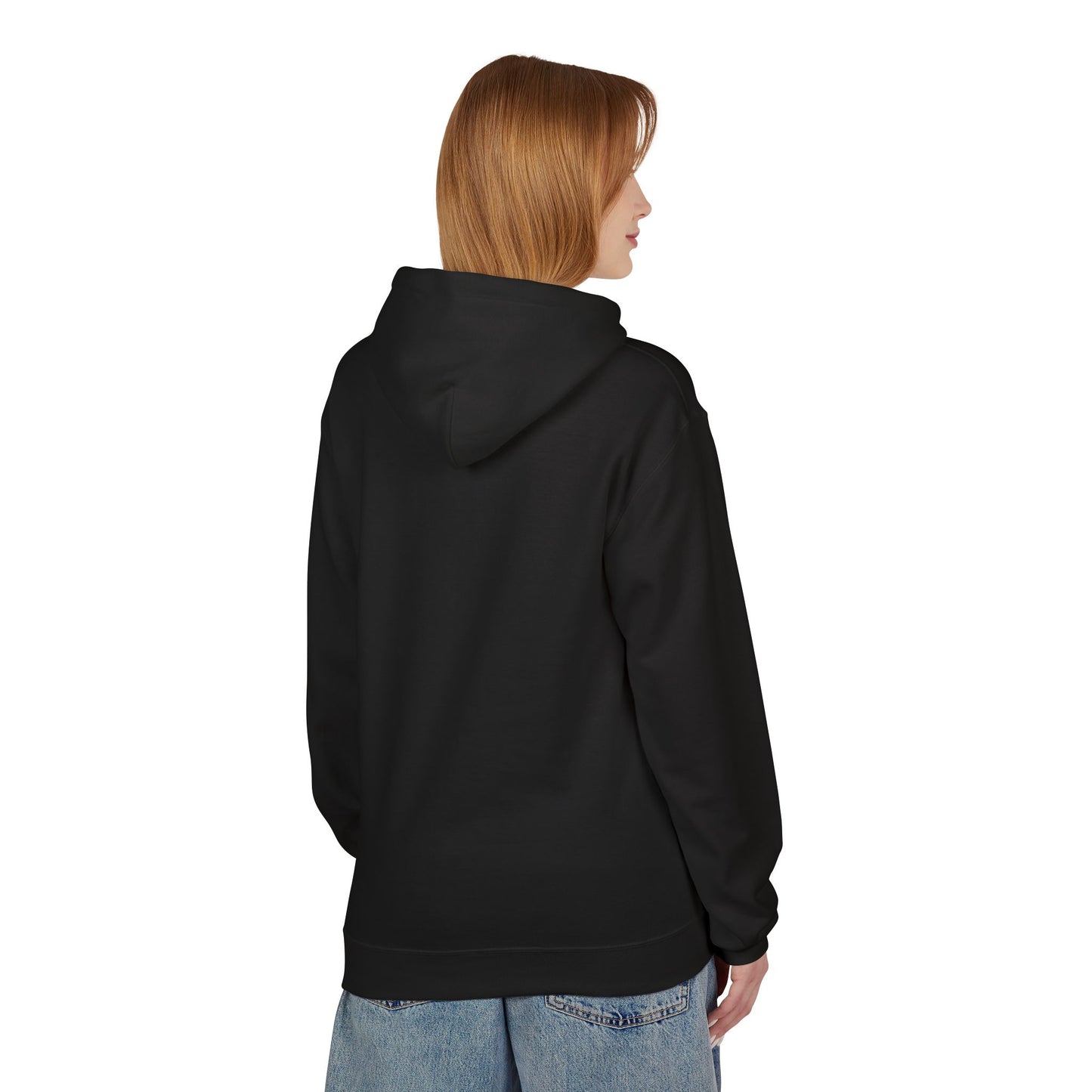 Hoodie — 'Different Not Less, Same World' Rainbow Eye Graphic