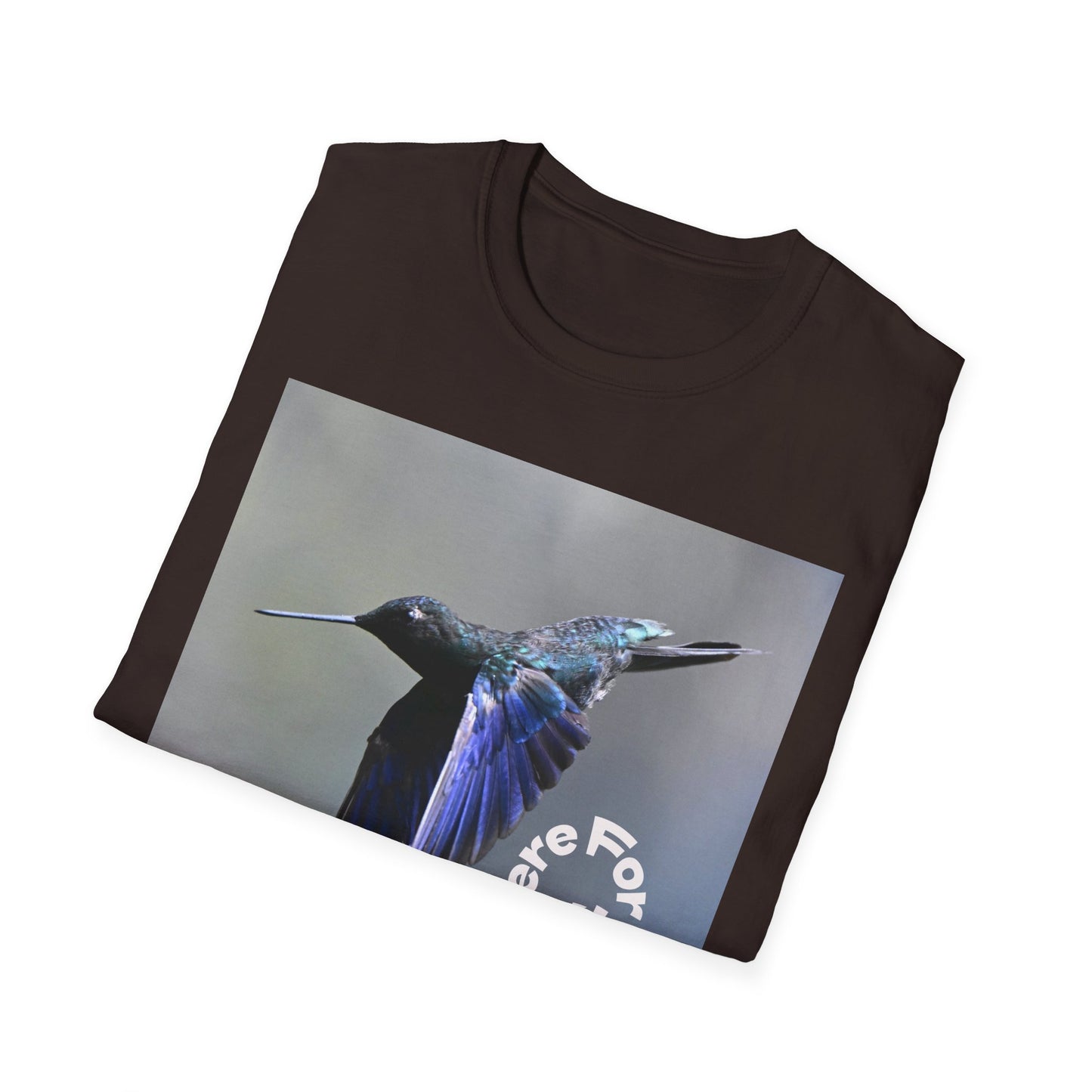 Hummingbird Photo Tee — "For the Tiny Moments" Nature T-Shirt