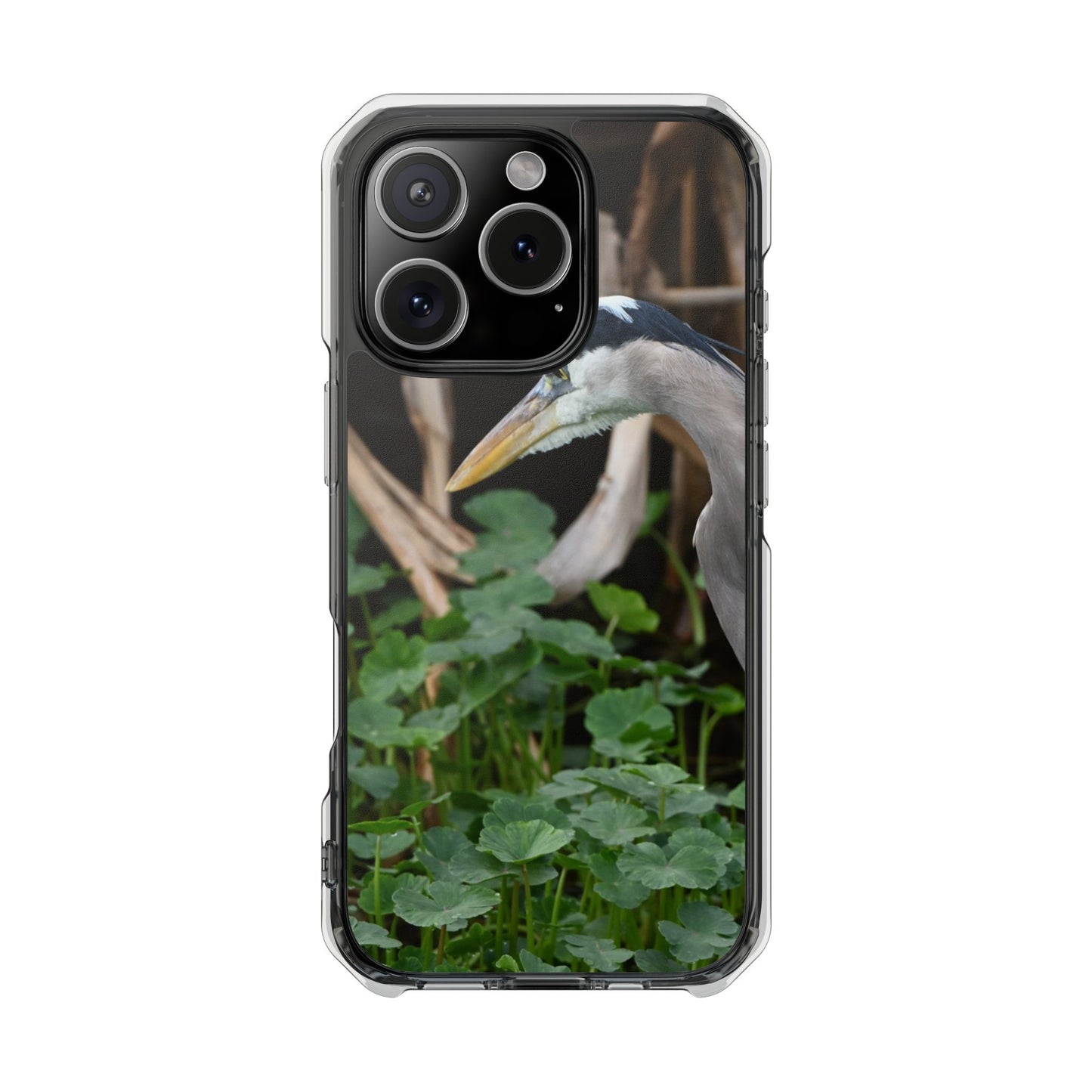 Great Blue Heron Phone Case with Clear Impact Design, Gift for Nature Lovers, Unique Phone Accessory, Protective Case, Bird Enthusiast Gift