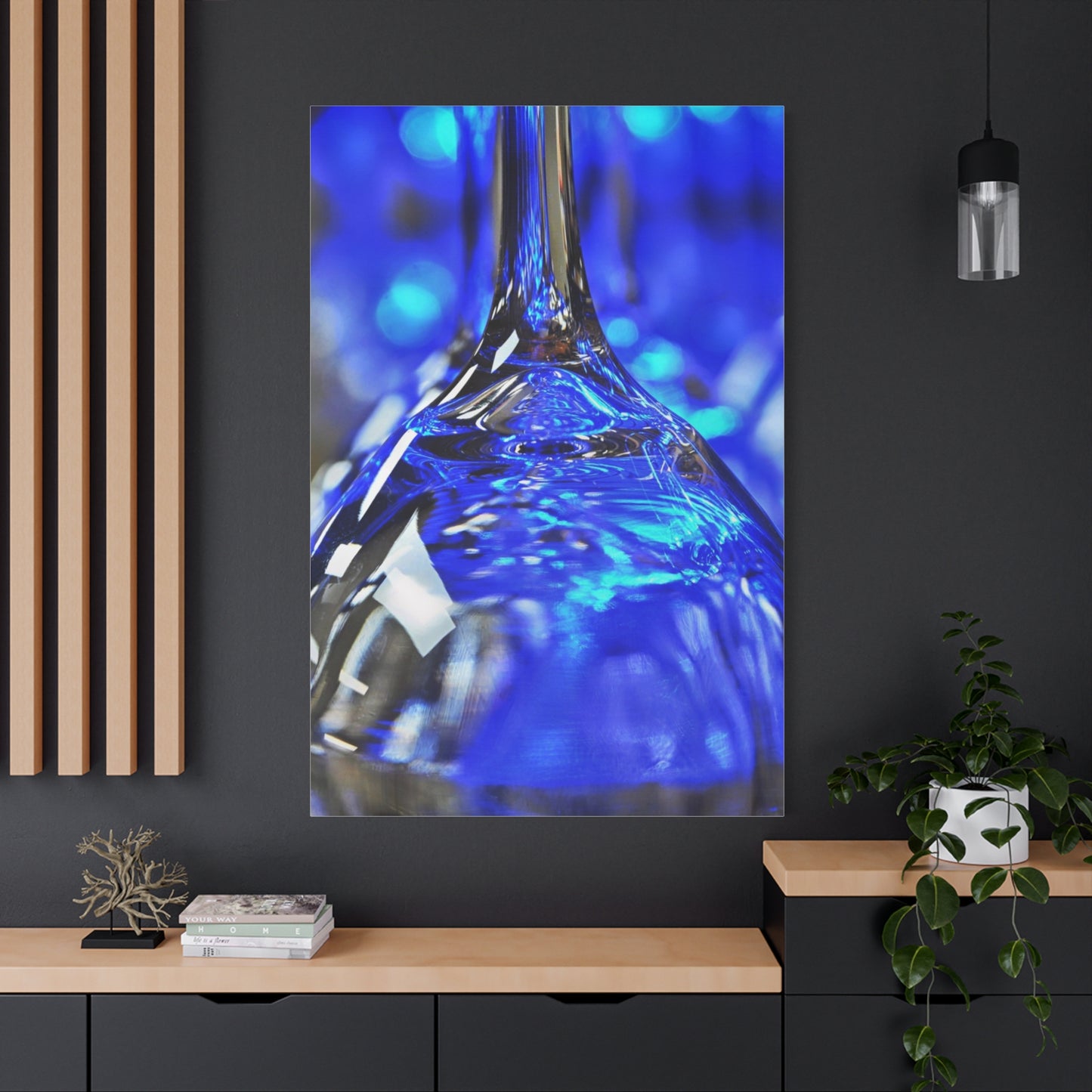 Blue Reflection Canvas Art Print