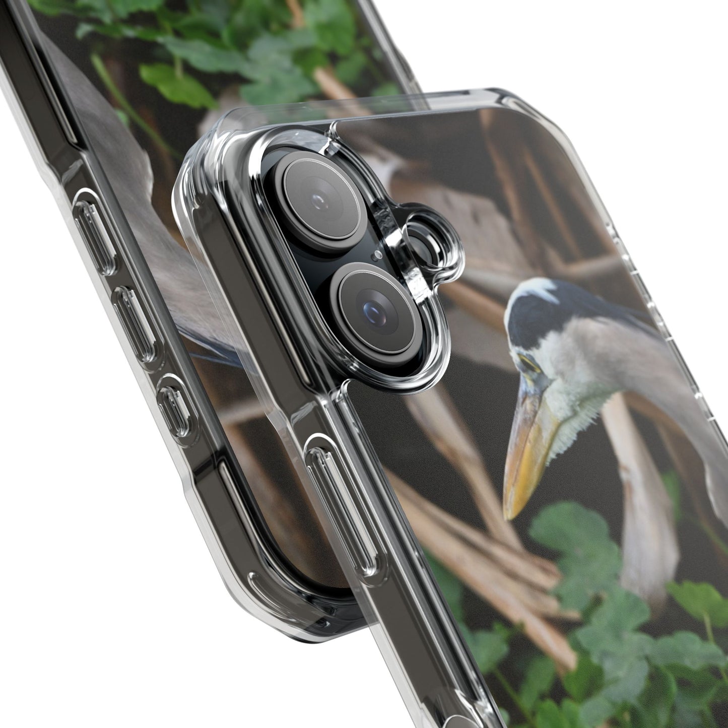 Great Blue Heron Phone Case with Clear Impact Design, Gift for Nature Lovers, Unique Phone Accessory, Protective Case, Bird Enthusiast Gift