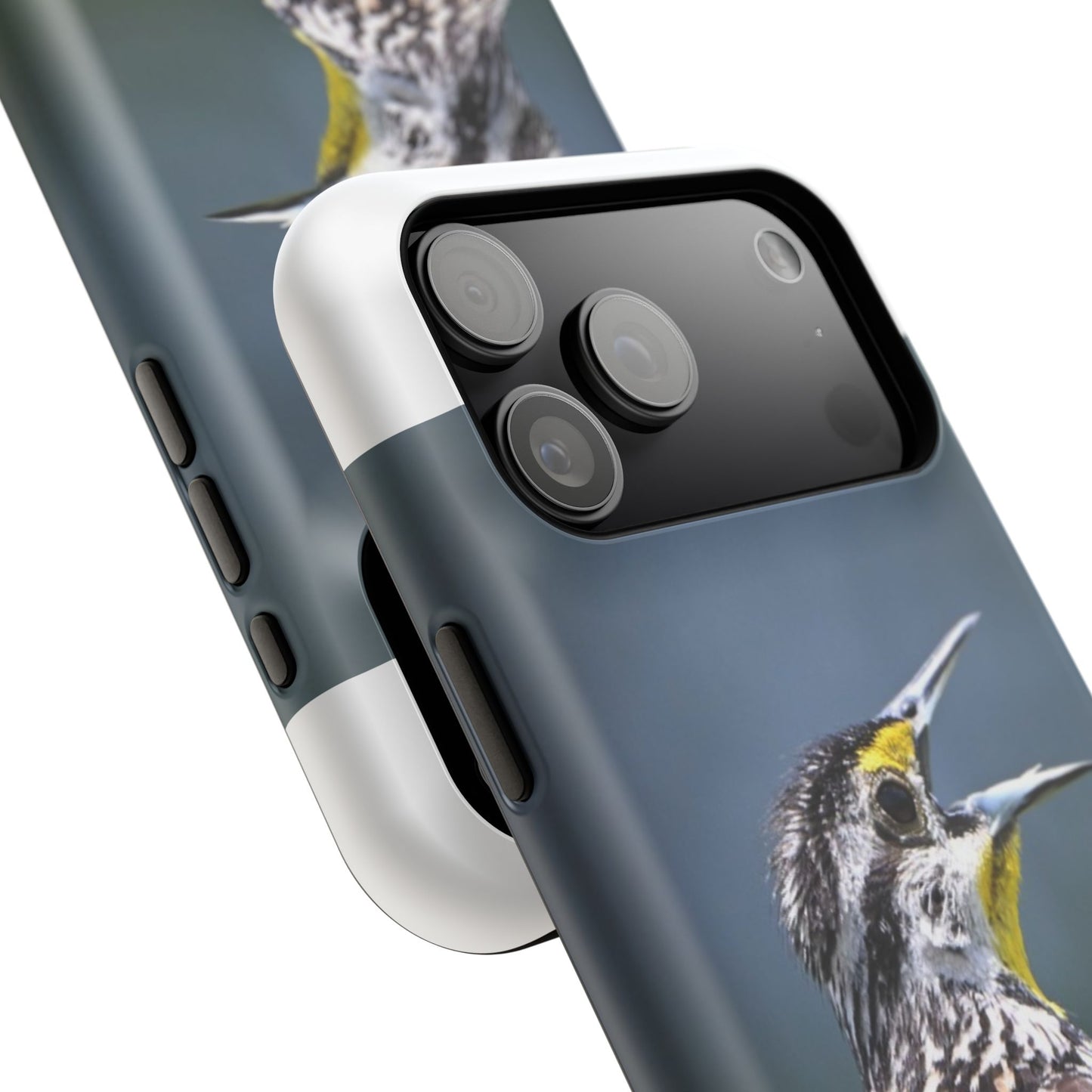 Western Meadowlark Photo Phone Case — Impact-Resistant Protective Cover
