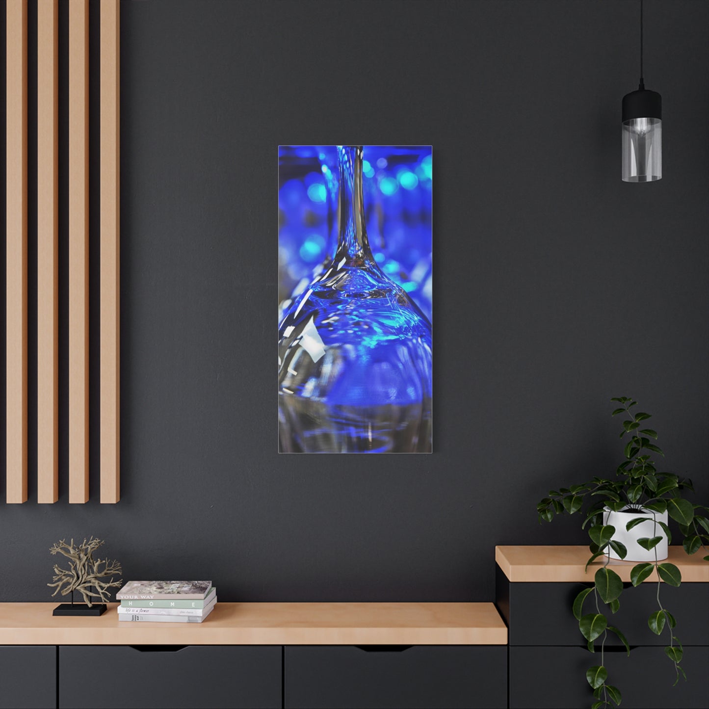Blue Reflection Canvas Art Print