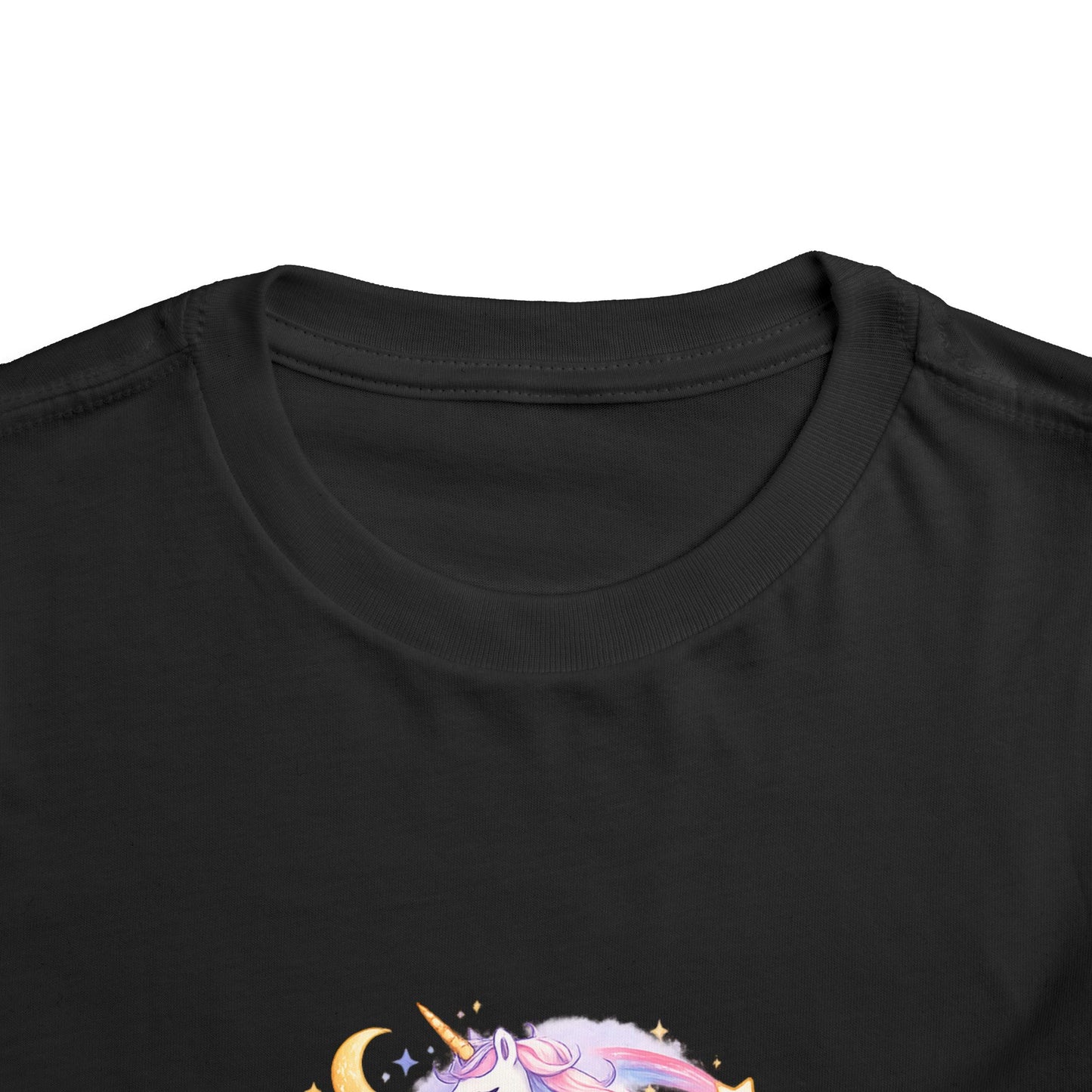 Toddler Tee — Dream Big Always Unicorn Graphic