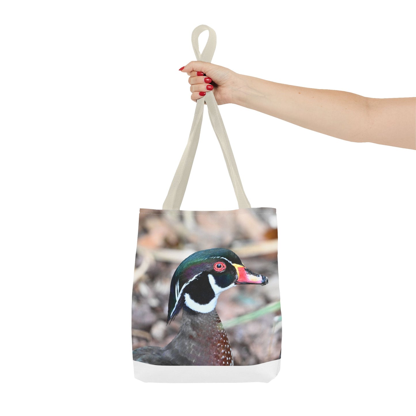 Wood Duck Tote Bag, Nature Lover Eco-Friendly Tote, Gift for Bird Enthusiasts, Stylish Reusable Shopping Bag, Photography Art Bag